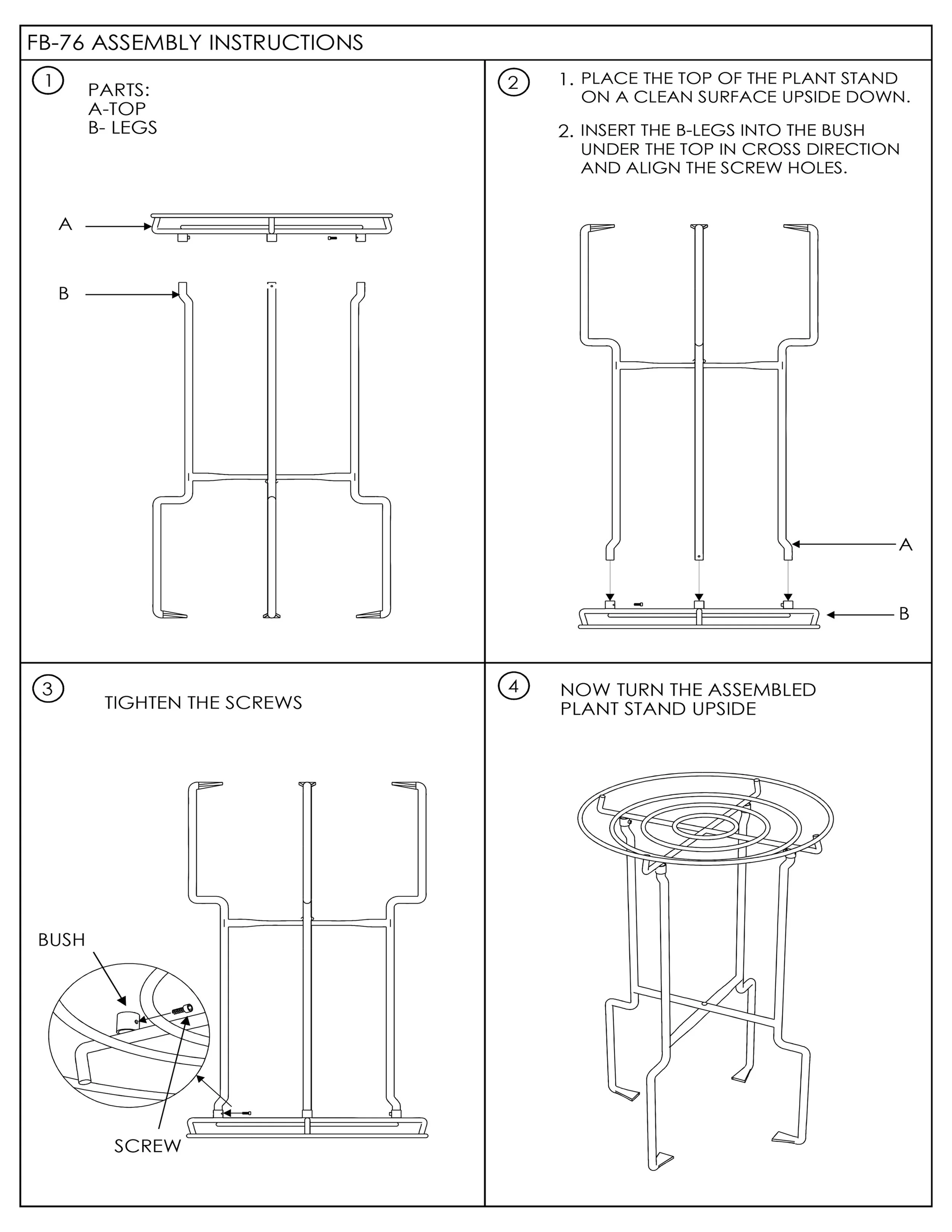 FB-76 Catalina Plant Stand