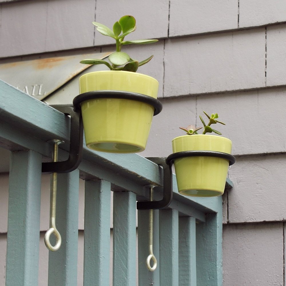 Clamp-On Flower Pot Rings