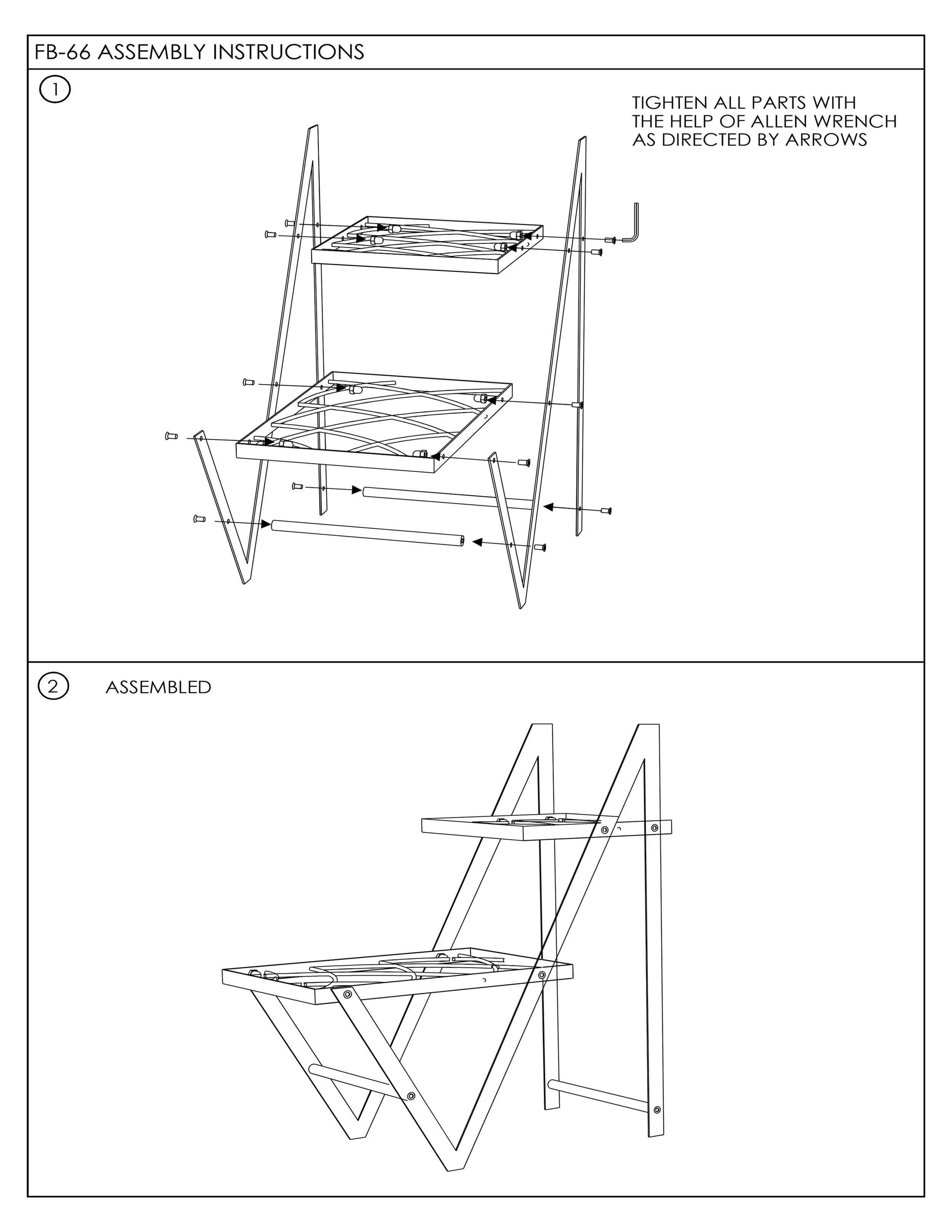 FB-66 Duet Plant Stand