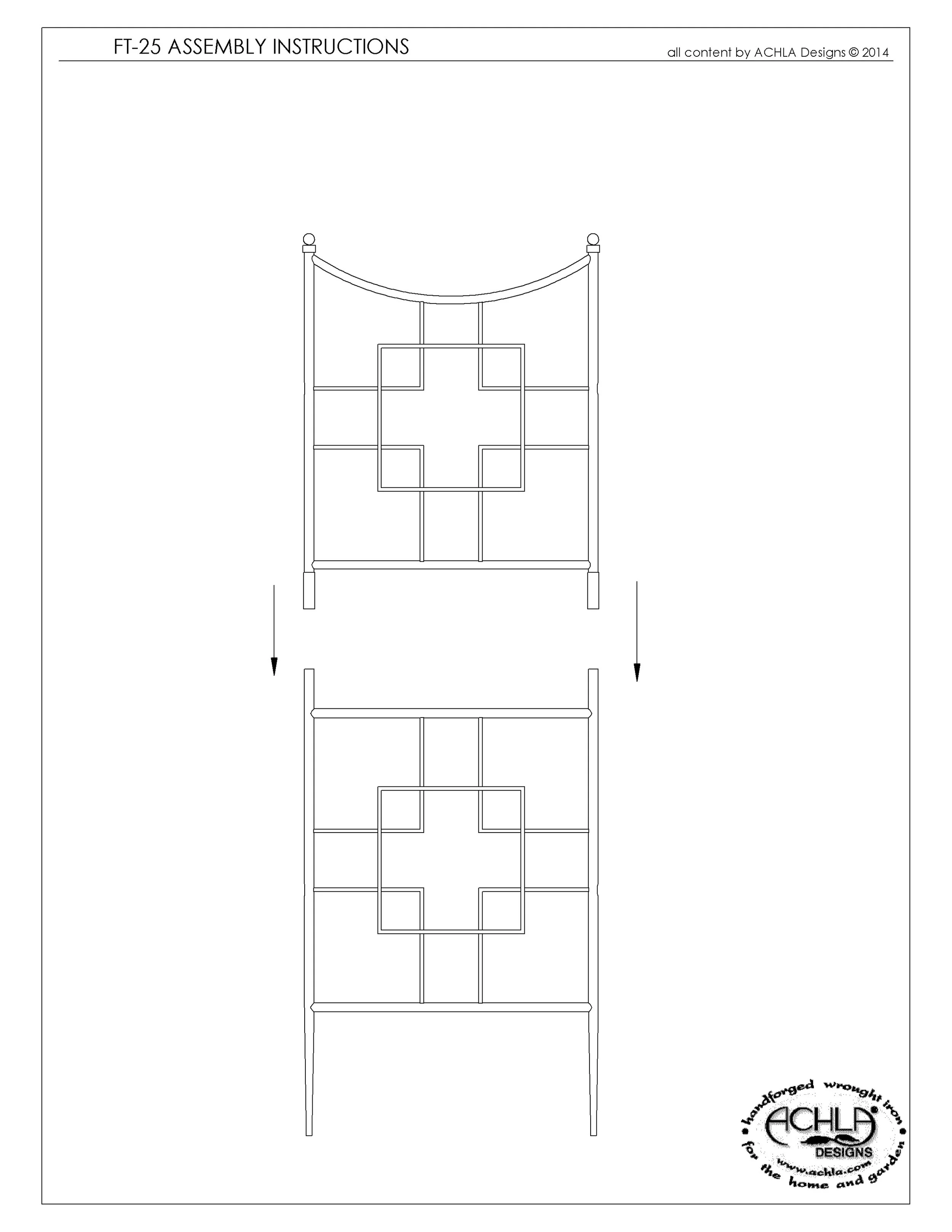 FT-25 Square-On-Squares Trellis
