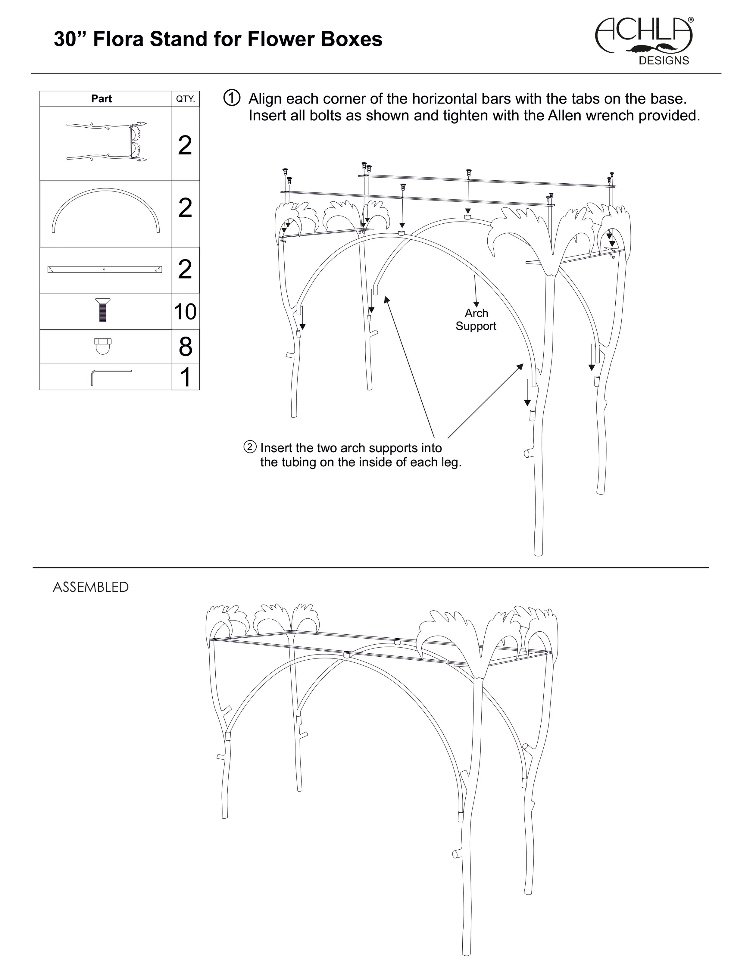 30" Flora Stand Flower Box Kits