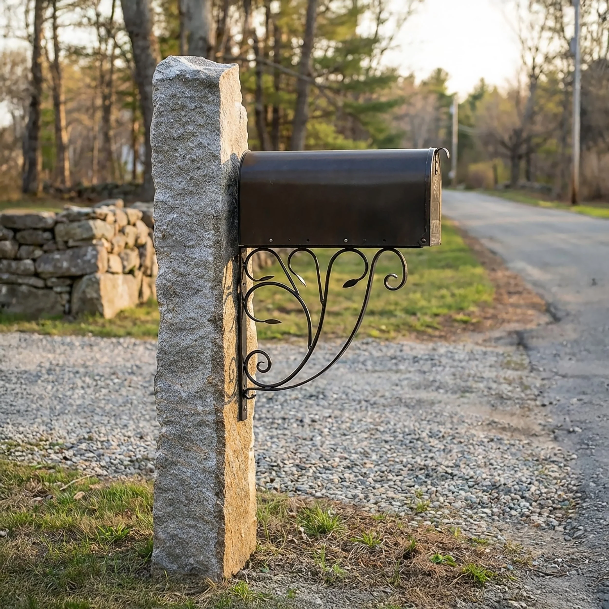 Leafy Leaf Mail Box Bracket