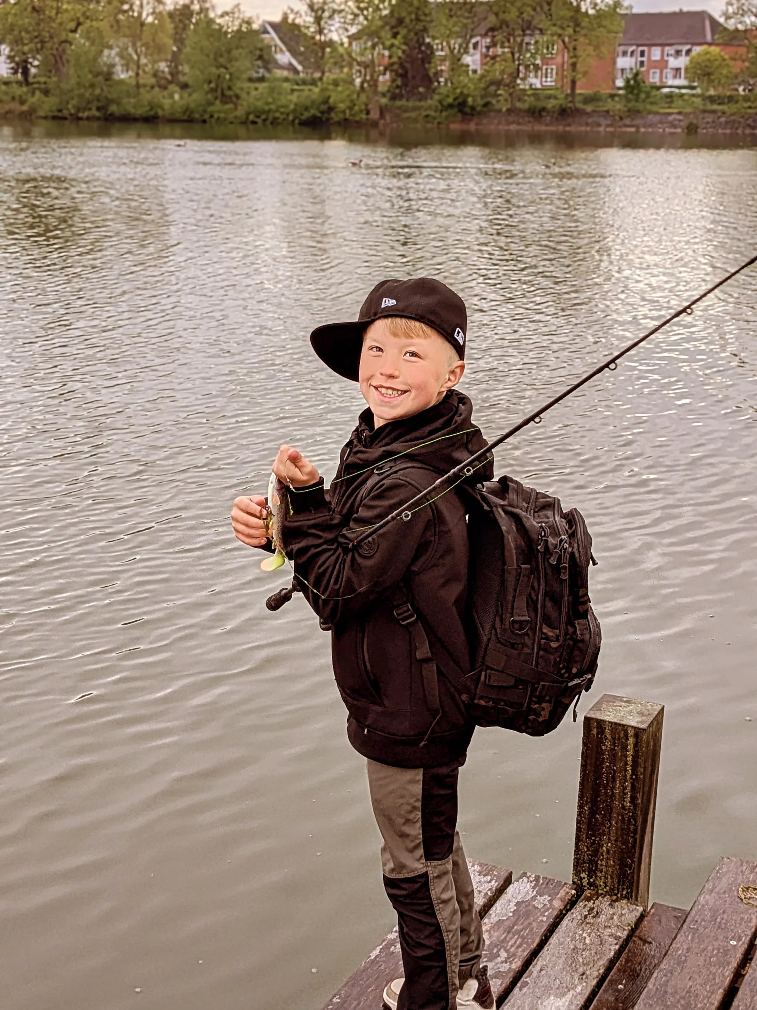 Junior tur til "Dammeren" i regn