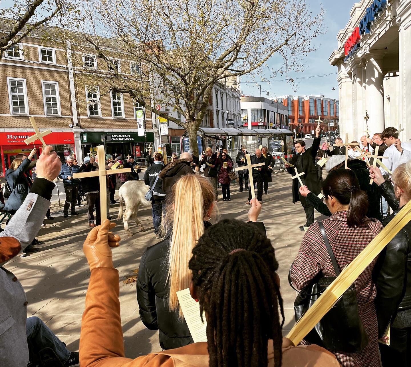 What a joy it was to celebrate Palm Sunday with our neighbouring churches in Wimbledon town centre last weekend. 

&ldquo;And the crowds that went before him and that followed him were shouting, &ldquo;Hosanna to the Son of David! Blessed is he who c