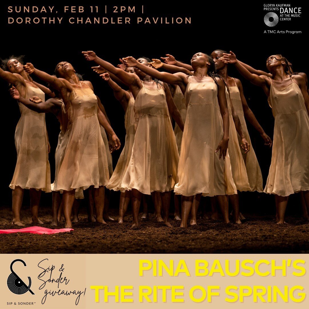 🚨 Sip &amp; Sonder Giveaway! | Win 2 tickets to see &ldquo;The Rite of Spring &amp; common ground[s]&rdquo; this SUN. 2/11 @musiccenterla! Early Valentine&rsquo;s date, anyone?! 😍 ⁠
:⁠
This amazing dance performance featuring over 30 dancers from 1