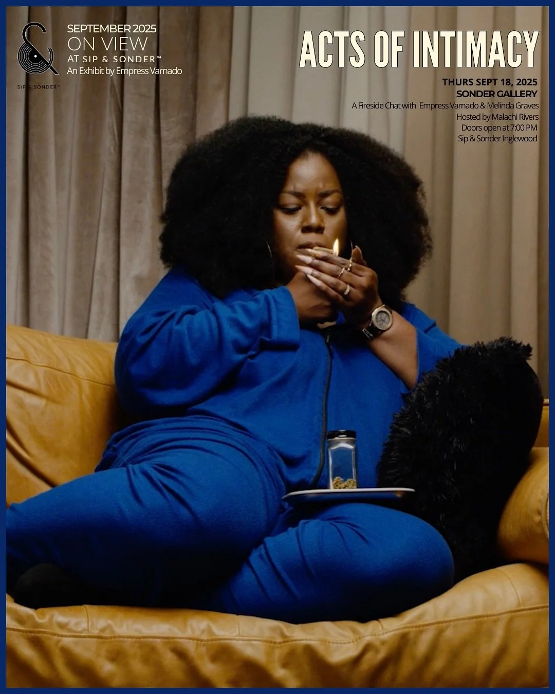 🖼️ #SonderGallery presents &ldquo;ACTS OF INTIMACY&rdquo; by artist Empress Varnado @theactsofintimacy, currently on view @SipandSonder Inglewood for the month of September! ✨ 

🥂 Join creators @theeeempress &amp; @meli_graves on SEPTEMBER 18TH for