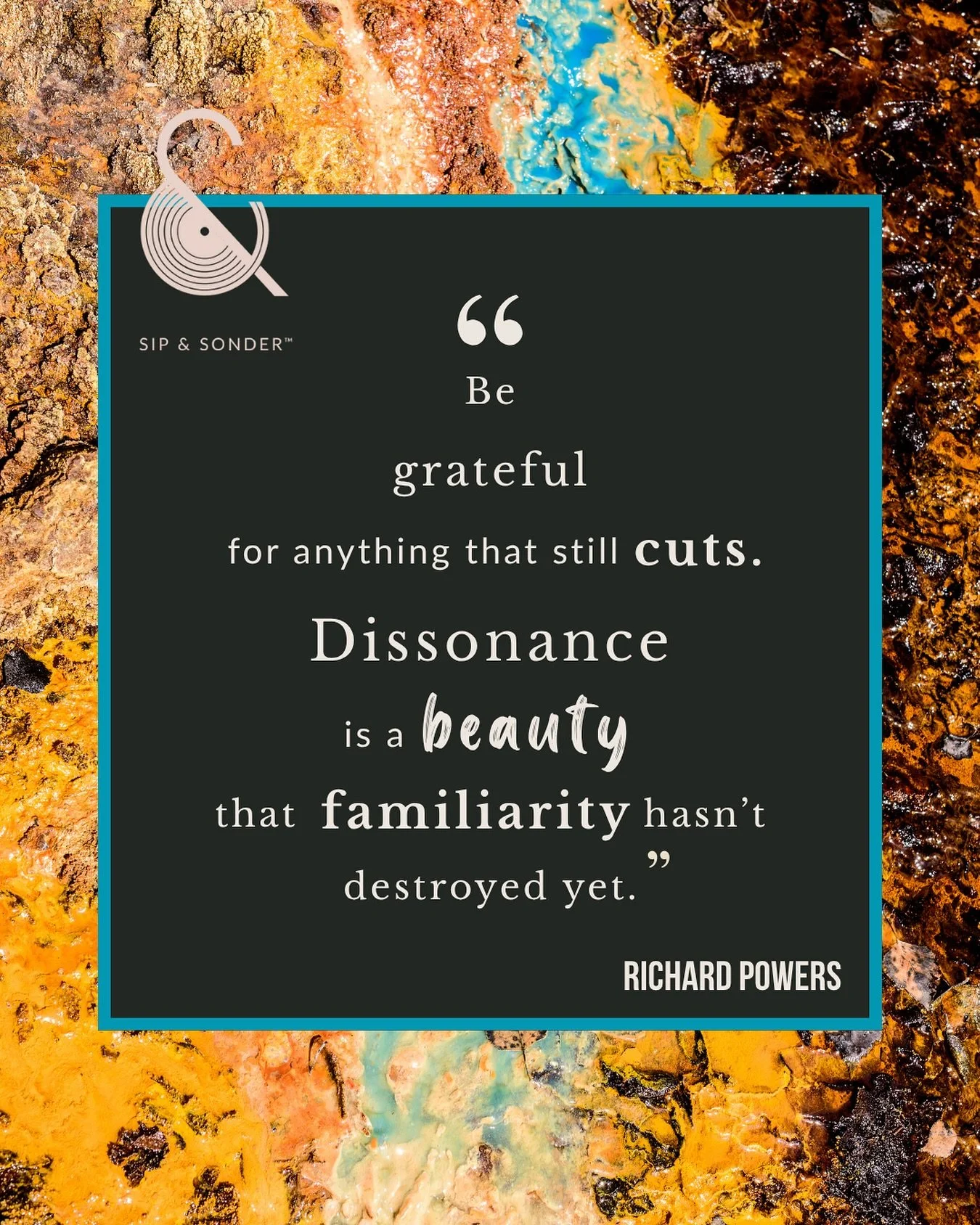 The new. The unfamiliar. Even the uncomfortable.  These are the spaces where growth, creativity, and perspective live&mdash;before routine dulls the edge. 🌹

💭🤔 Rather than shy away from dissonance, what if we leaned in and let it remind us there&