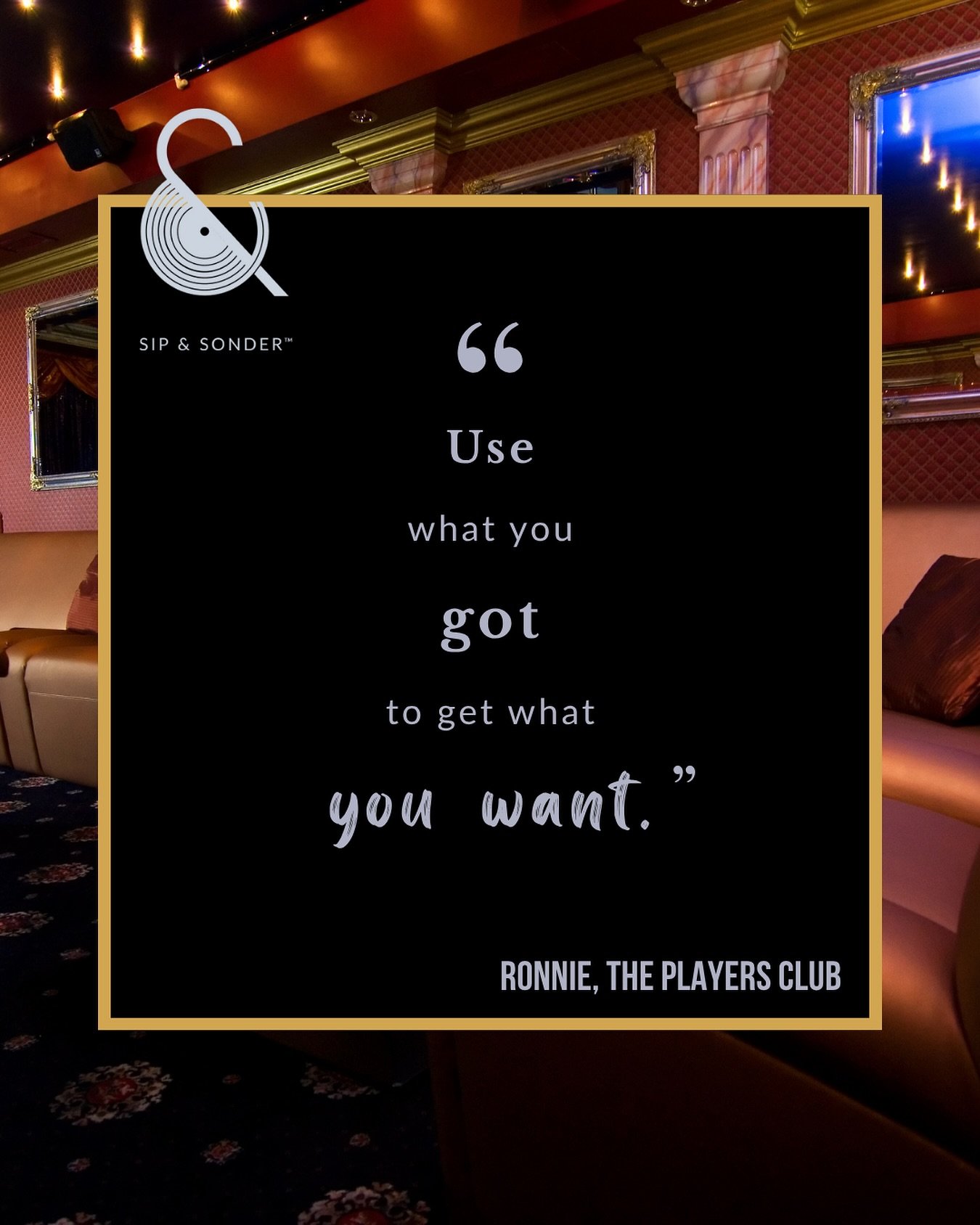 💎 This quote live rent-free in anybody else&rsquo;s head? 😆 We&rsquo;re flipping it for good &mdash; we may not have it all, but we&rsquo;ll always use what we DO have to build, create, and move closer to our dreams.
:
#SipandSonder #ComeForTheCoff