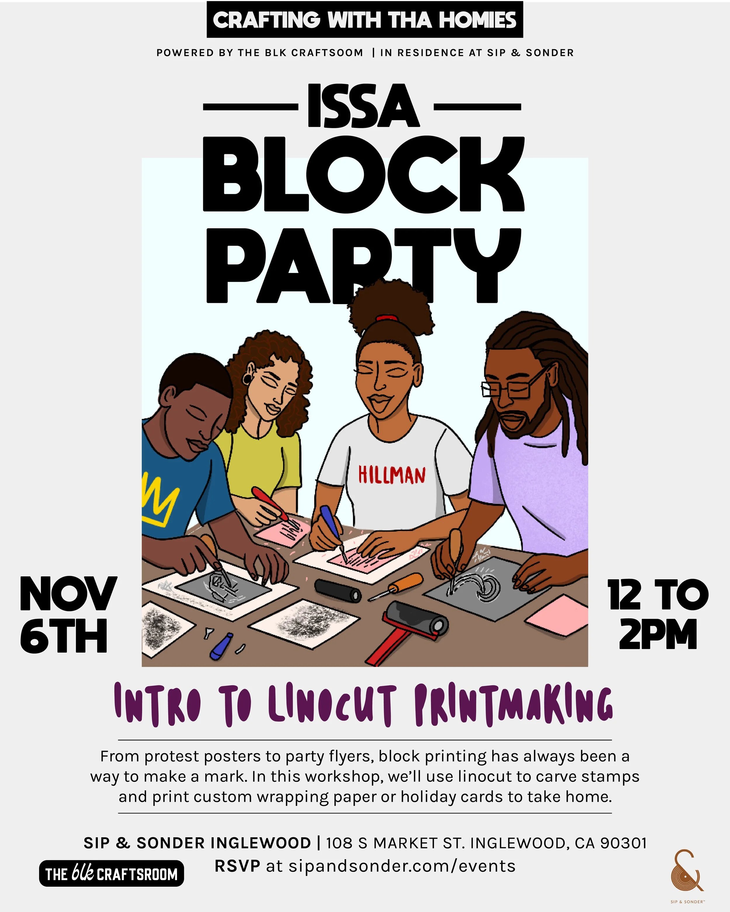 The Blk Craftsroom presents Crafting with Tha Homies