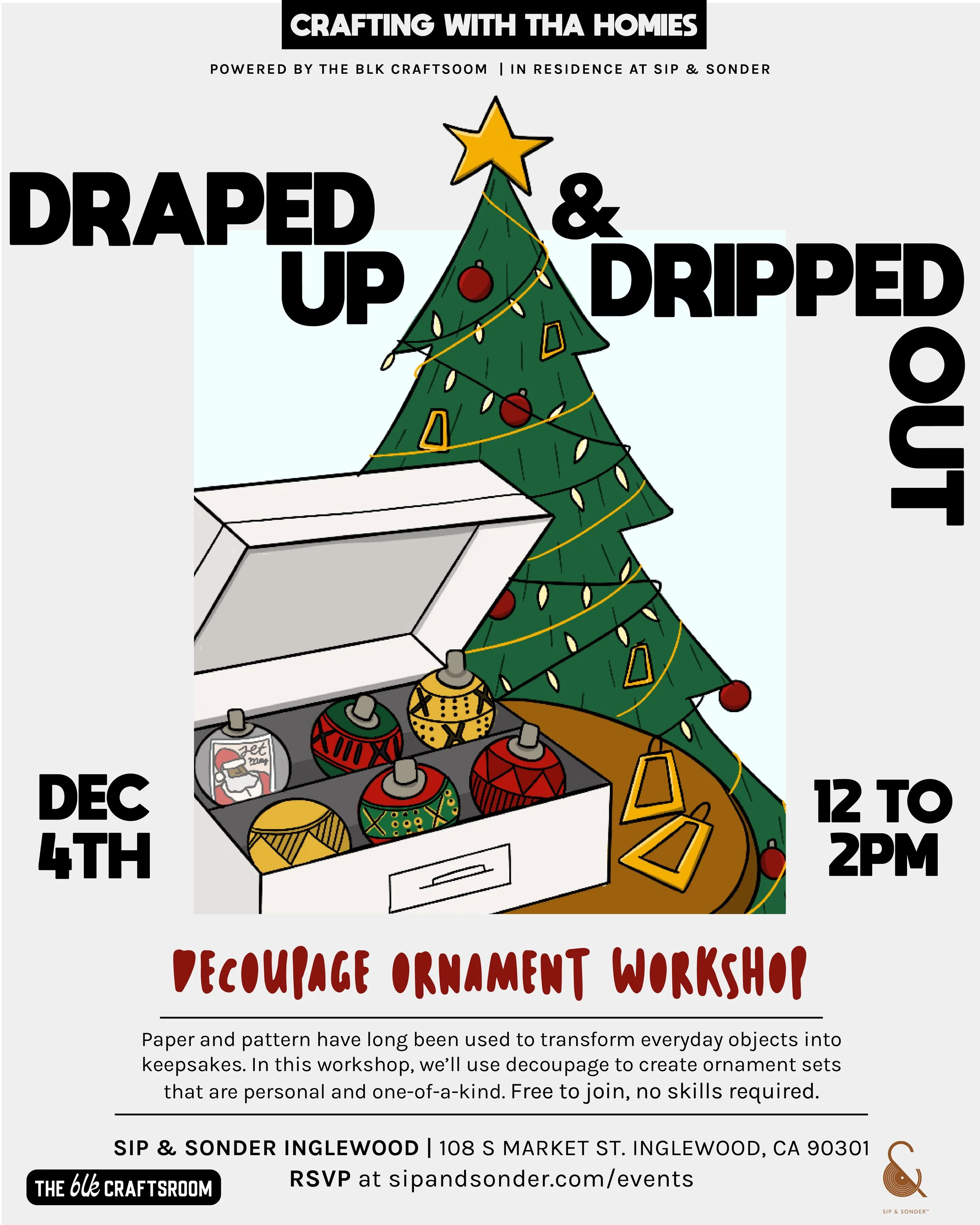 The Blk Craftsroom presents Crafting with Tha Homies
