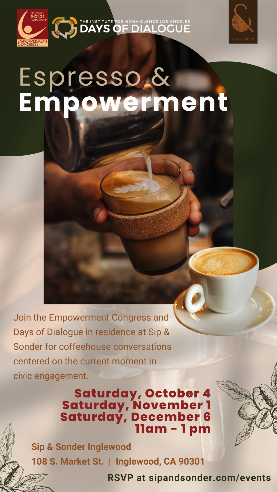 Empowerment Congress and Days of Dialogue present Espresso & Empowerment