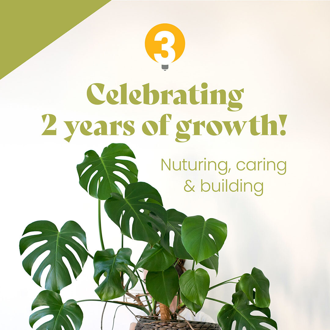 Today marks our 2nd year in business, and what a journey it has been! Through ups and downs, successes and setbacks, we've stayed committed to nurturing our business and our plants 🌿 (most of them are still thriving, we promise!).

Over the past two