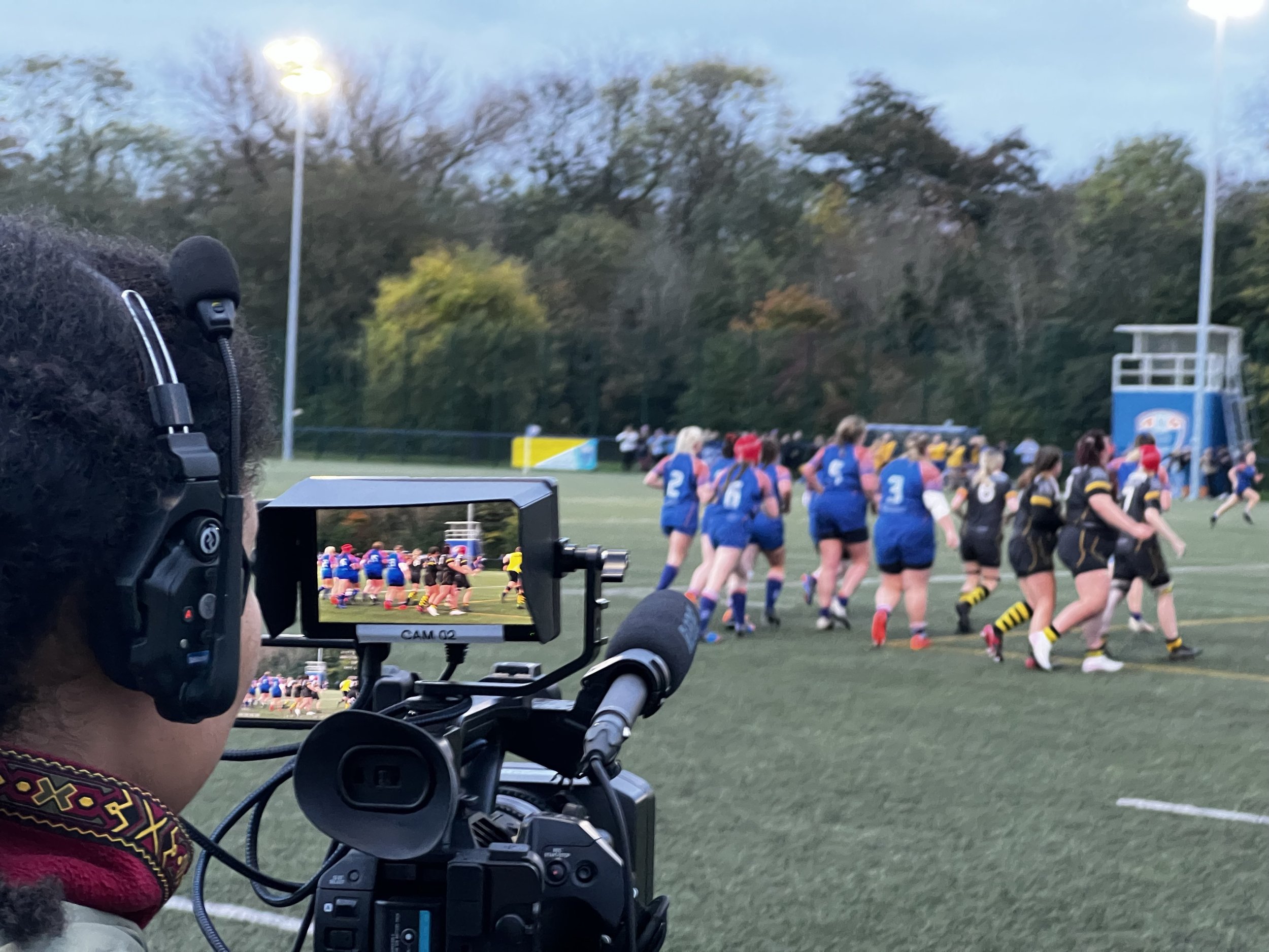 Pitchside Camera Operating