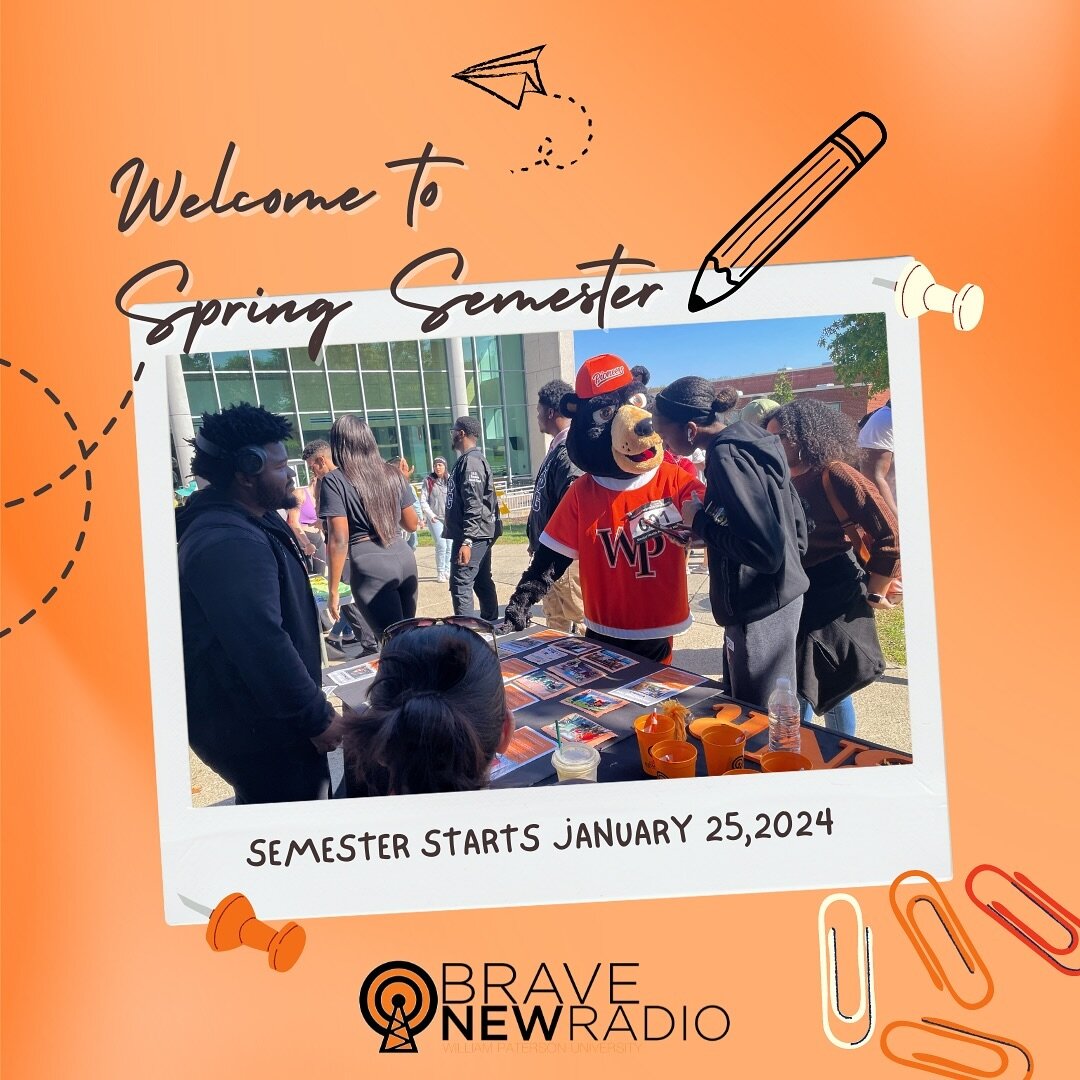 Brave New Radio wants to welcome all new and returning students for the Spring Semester! Hope you have your laptops charged, and your pencils sharpened because the new semester starts tomorrow, January 25th! 🧡🖤

#staybrave #gobrave #bravenewradio #