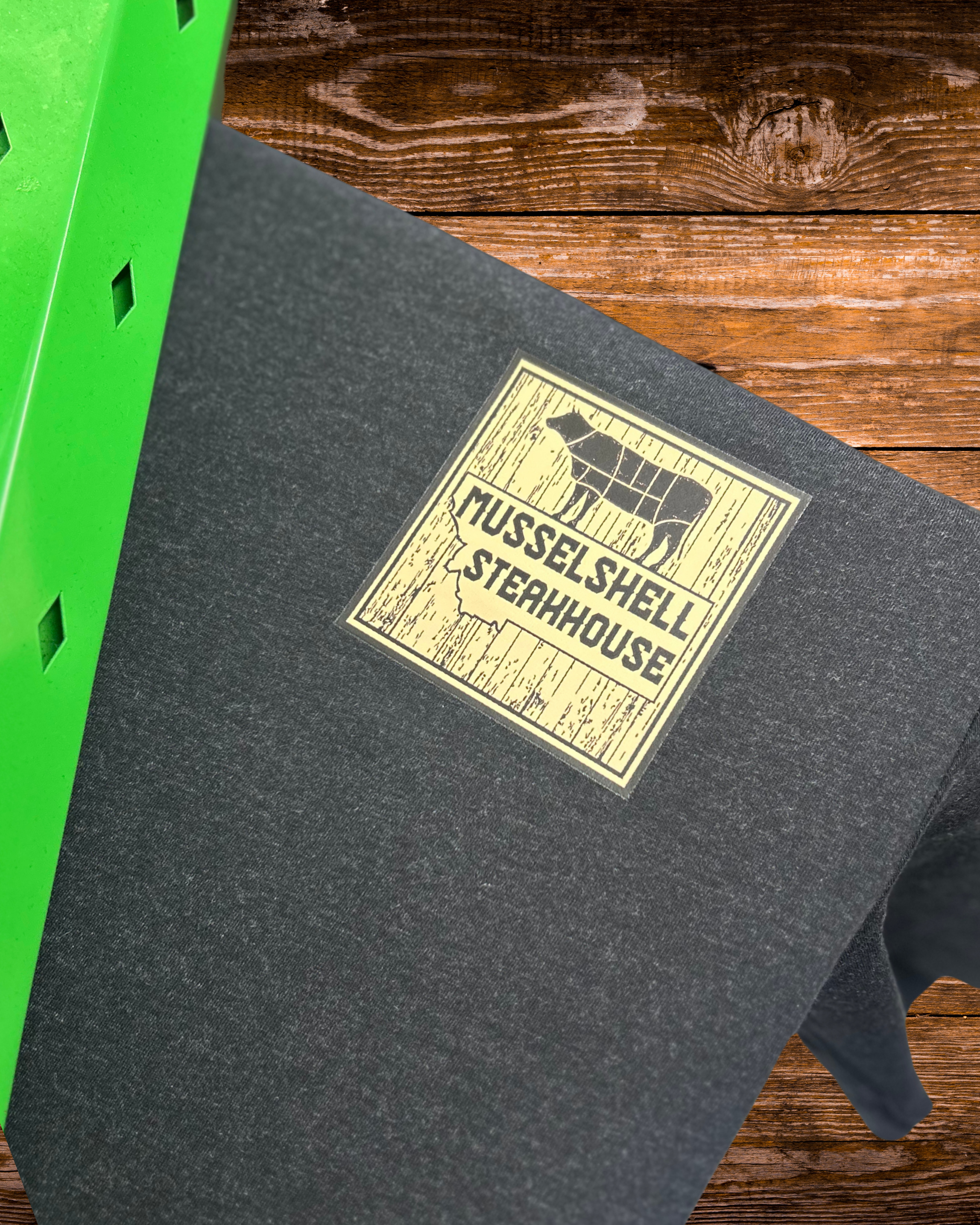 Logo t-shirt for mussel shell steakhouse