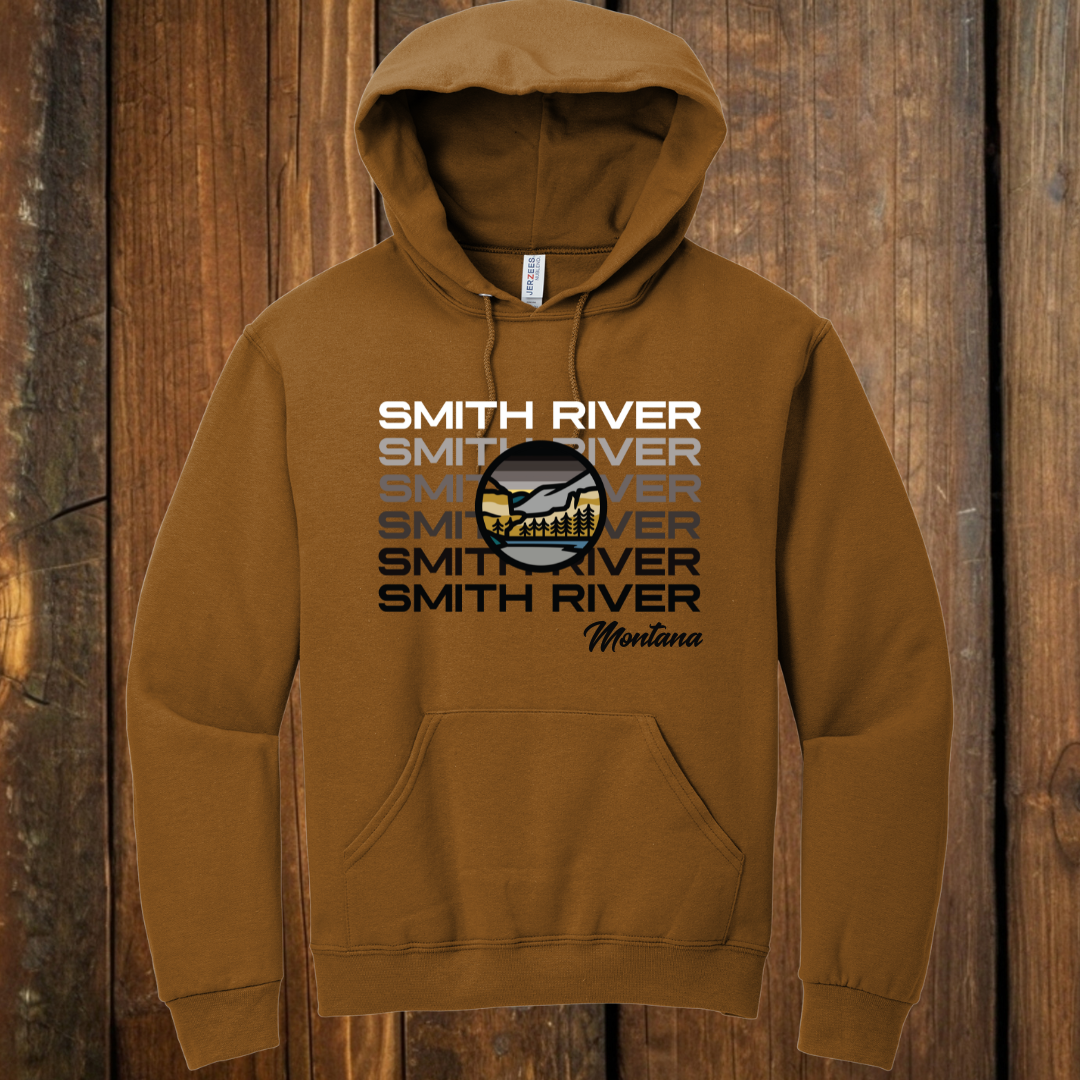 smith river montana golden pecan hoodie