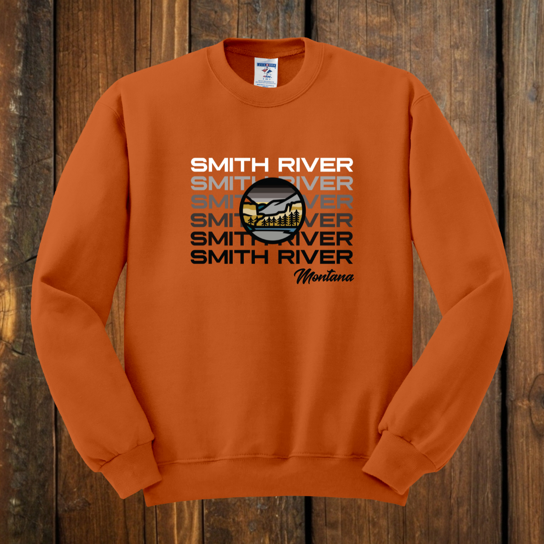 smith river montana sweatshirt copper