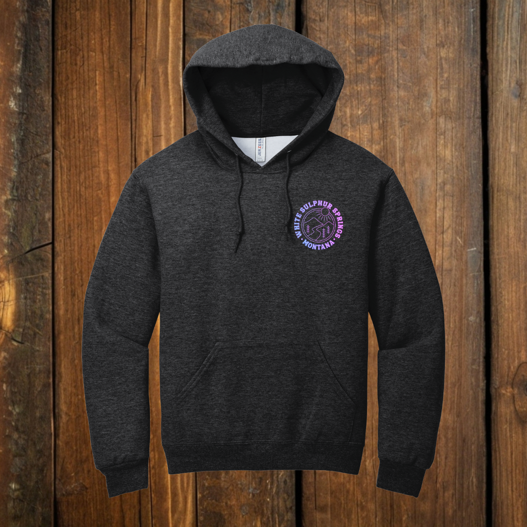 White Sulphur Springs Montana Gradient  Hoodie