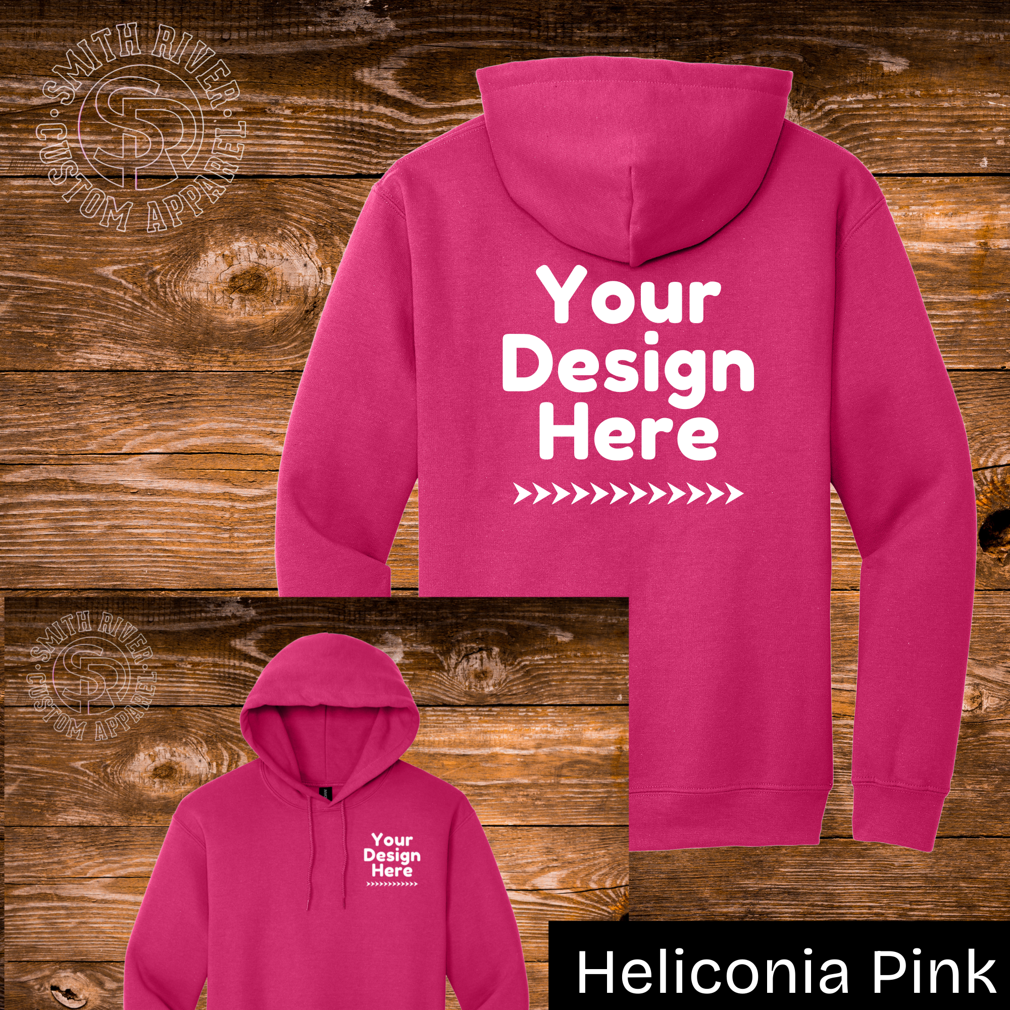 Custom Gildan Heavy Blend  Hoodies  (Two-sided Print - Front & Back)