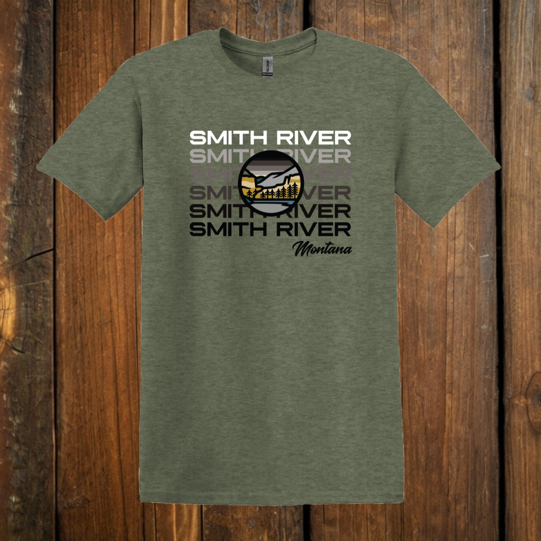 Smith river montana t-shirt green