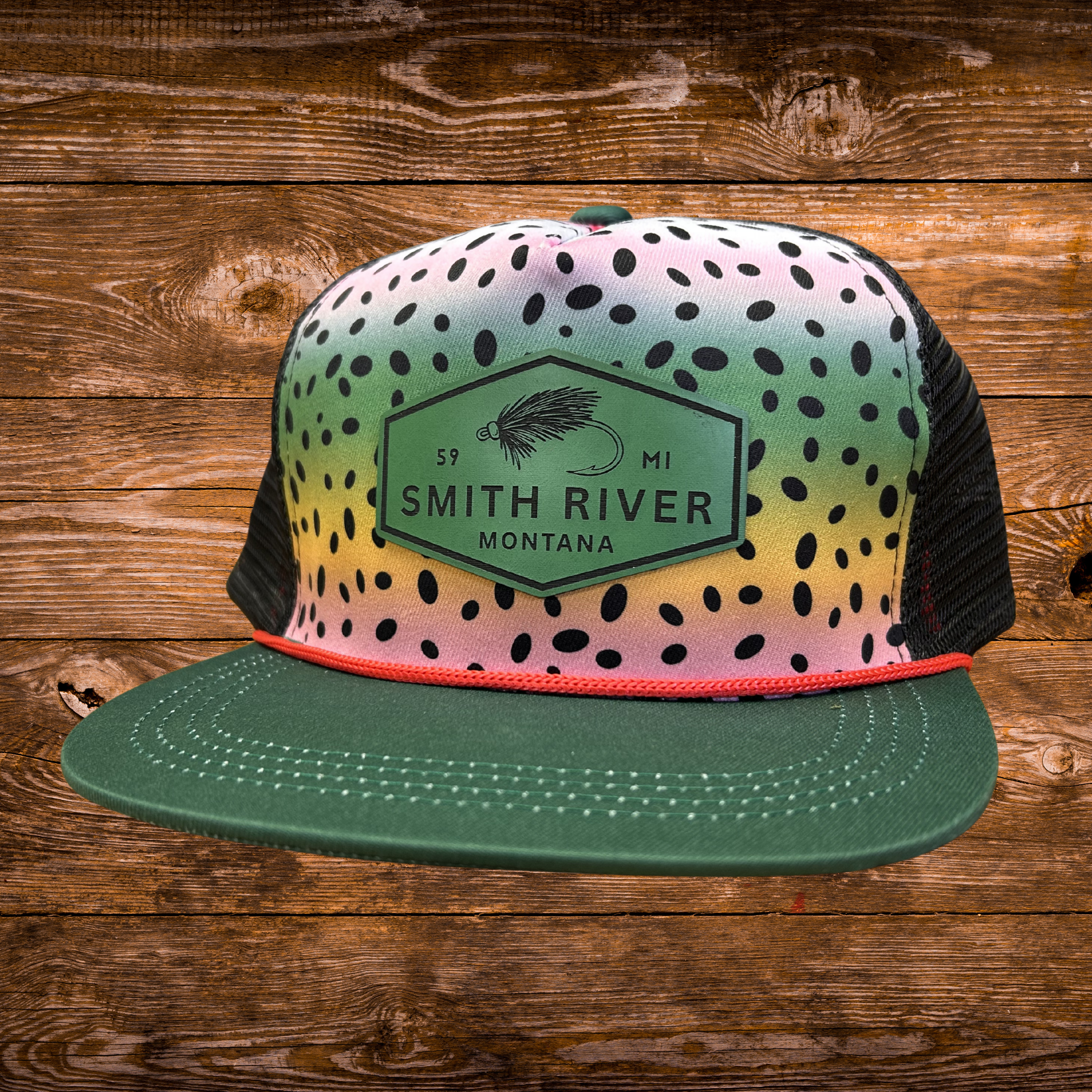 Rainbow Trout Trucker Hat