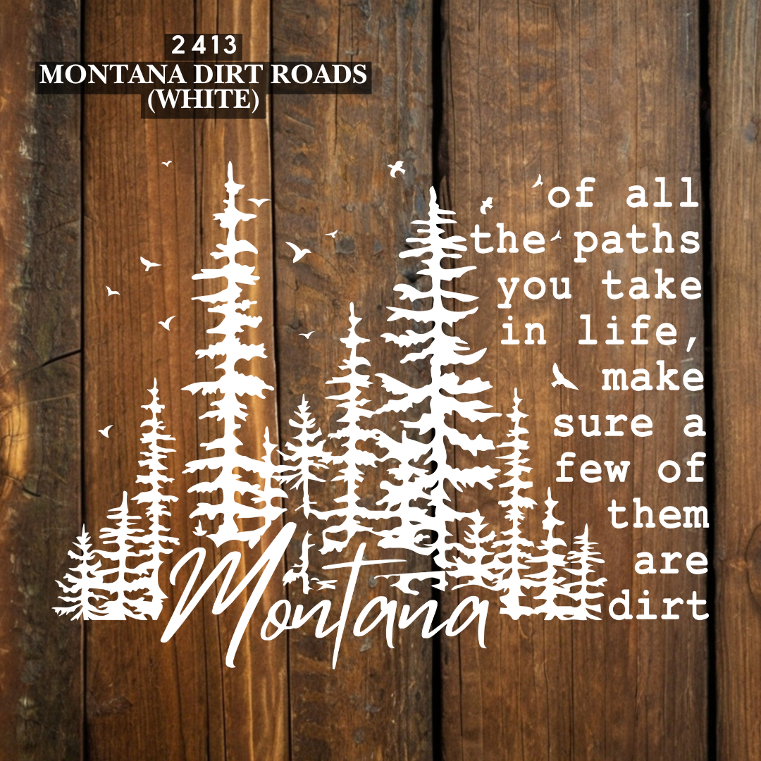 montana dirt roads design