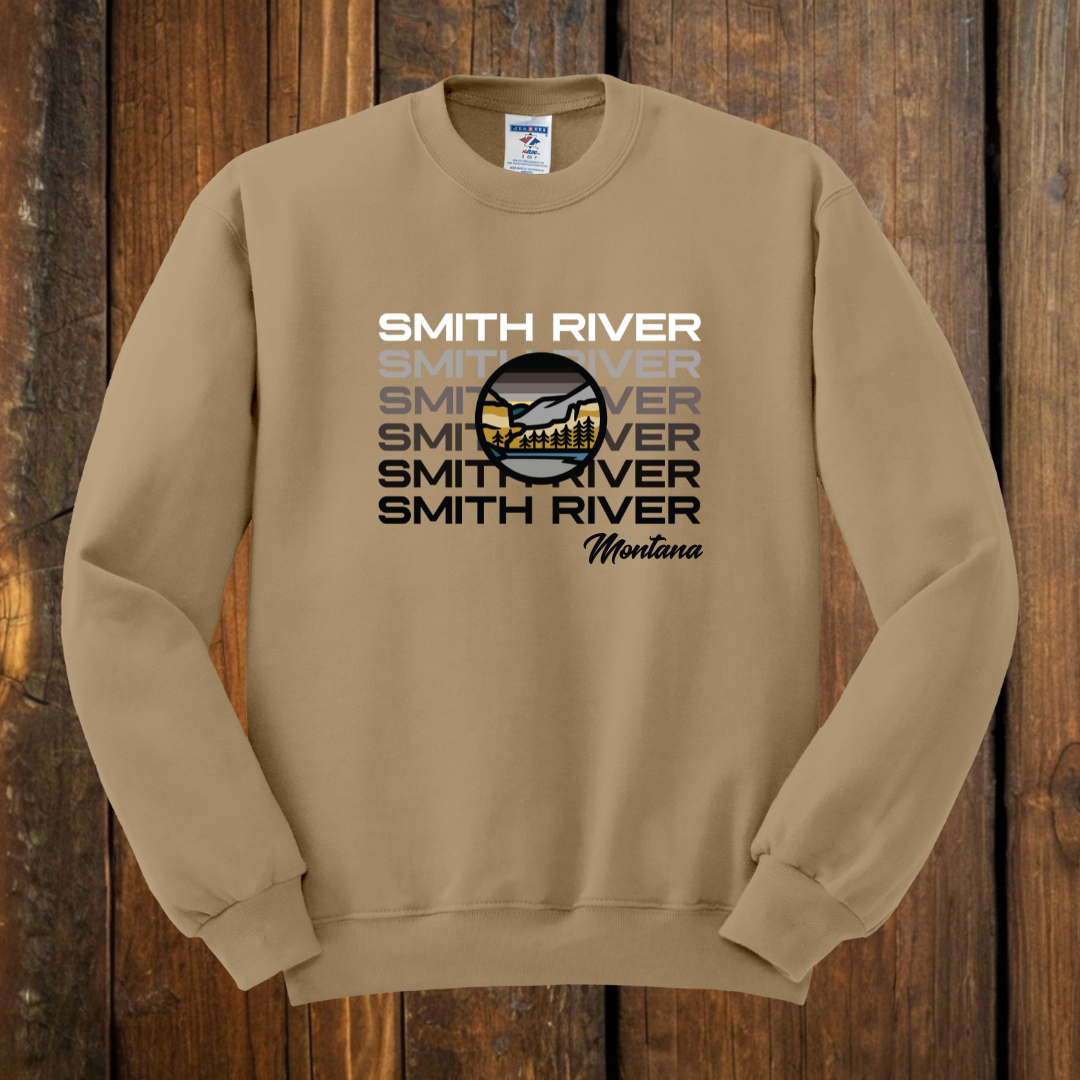 smith river montana sweatshirt khaki
