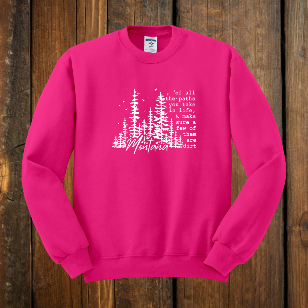 Montana Dirt Roads Sweatshirt