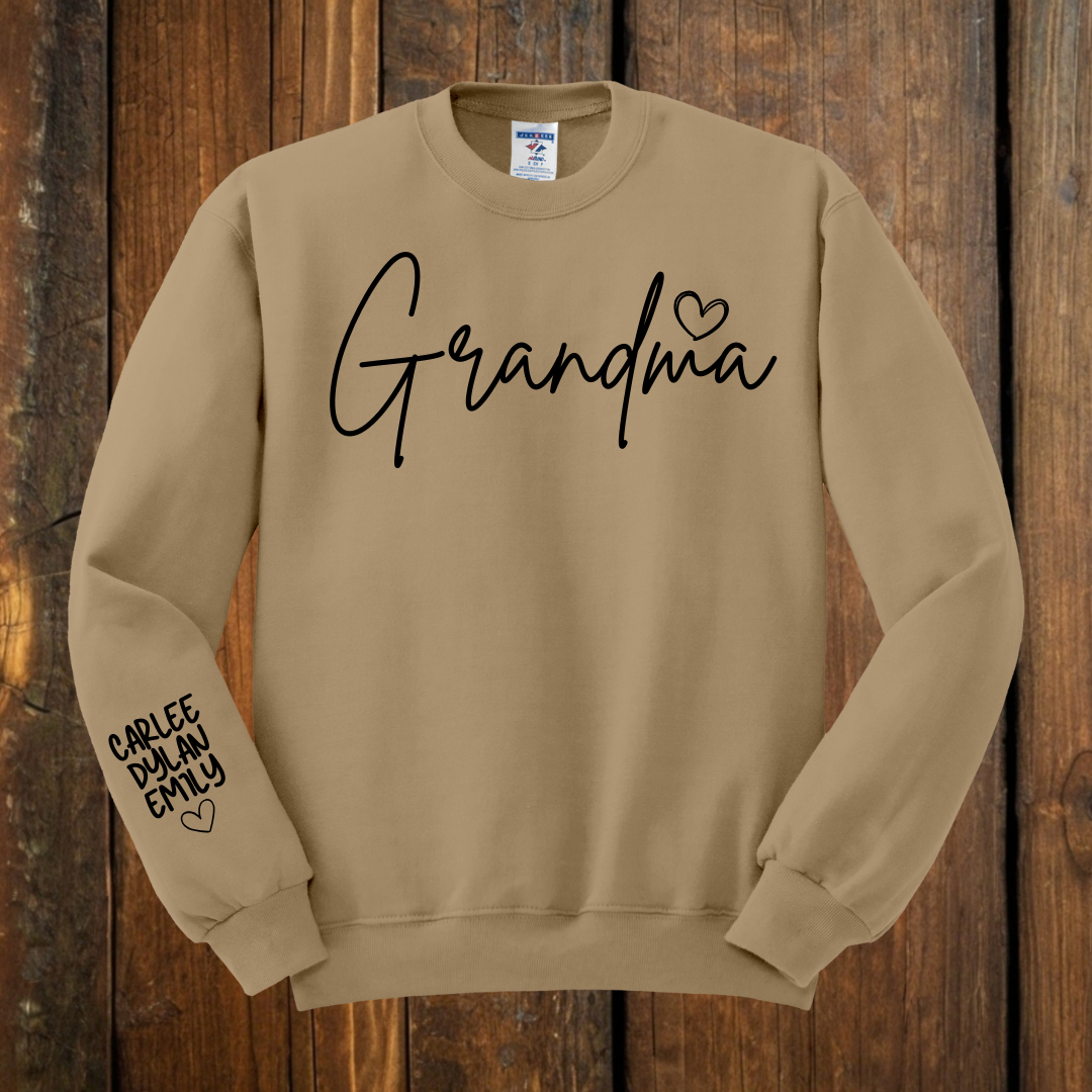 Personalized Grandma Sweatshirt