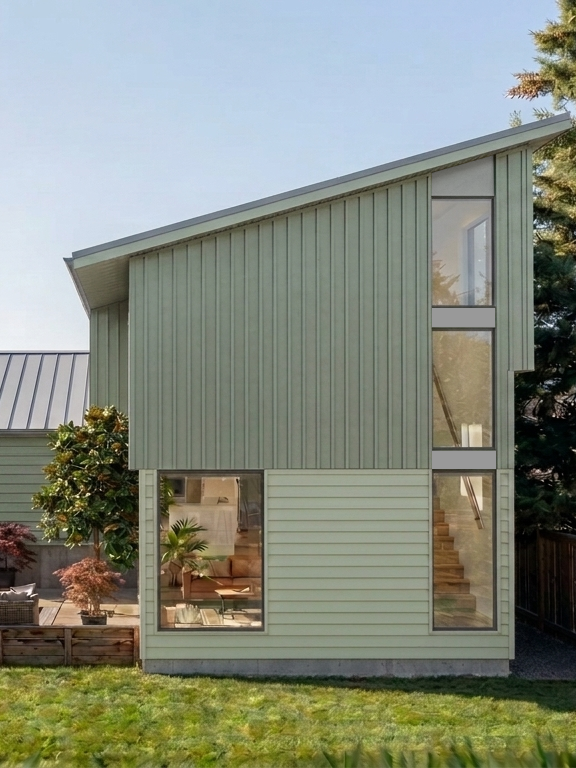 Addition to a 1950 stock home