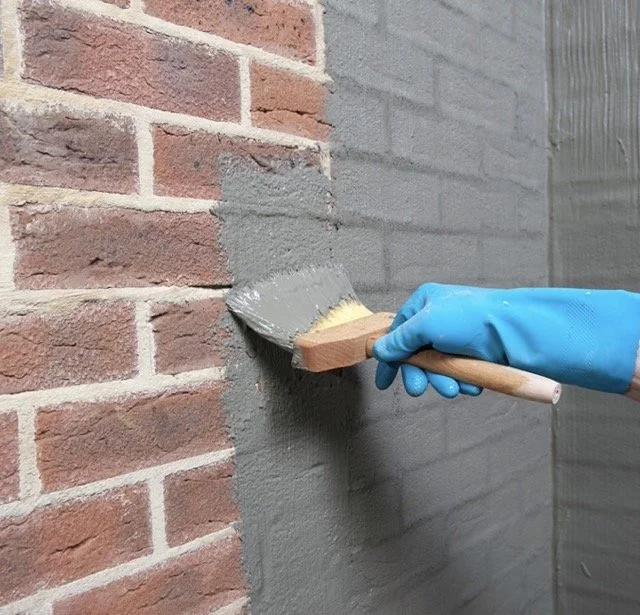 Tanking slurry applied to wall in Bristol | Bath
