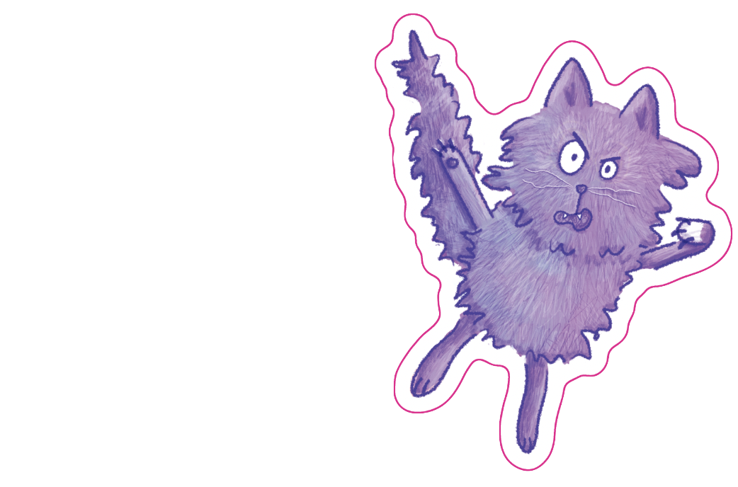 Mreow! Cat Sticker