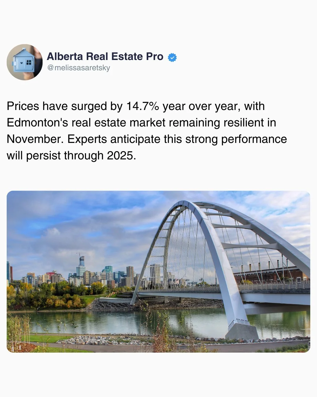 Edmonton Home Sales: A Seasonal Chill or a Spring Preview?

Reference | Monthly Market Statistics from REALTORS&reg; Association of Edmonton 

Visit melrealty.ca/blog or the link in my bio for more info

#edmonton #yeg #yegliving #yeglocal #yeghousin