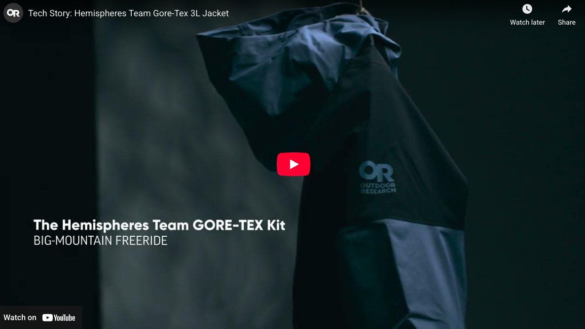 OR Tech Story: Hispheres Team Gore-Tex 3L Jacket