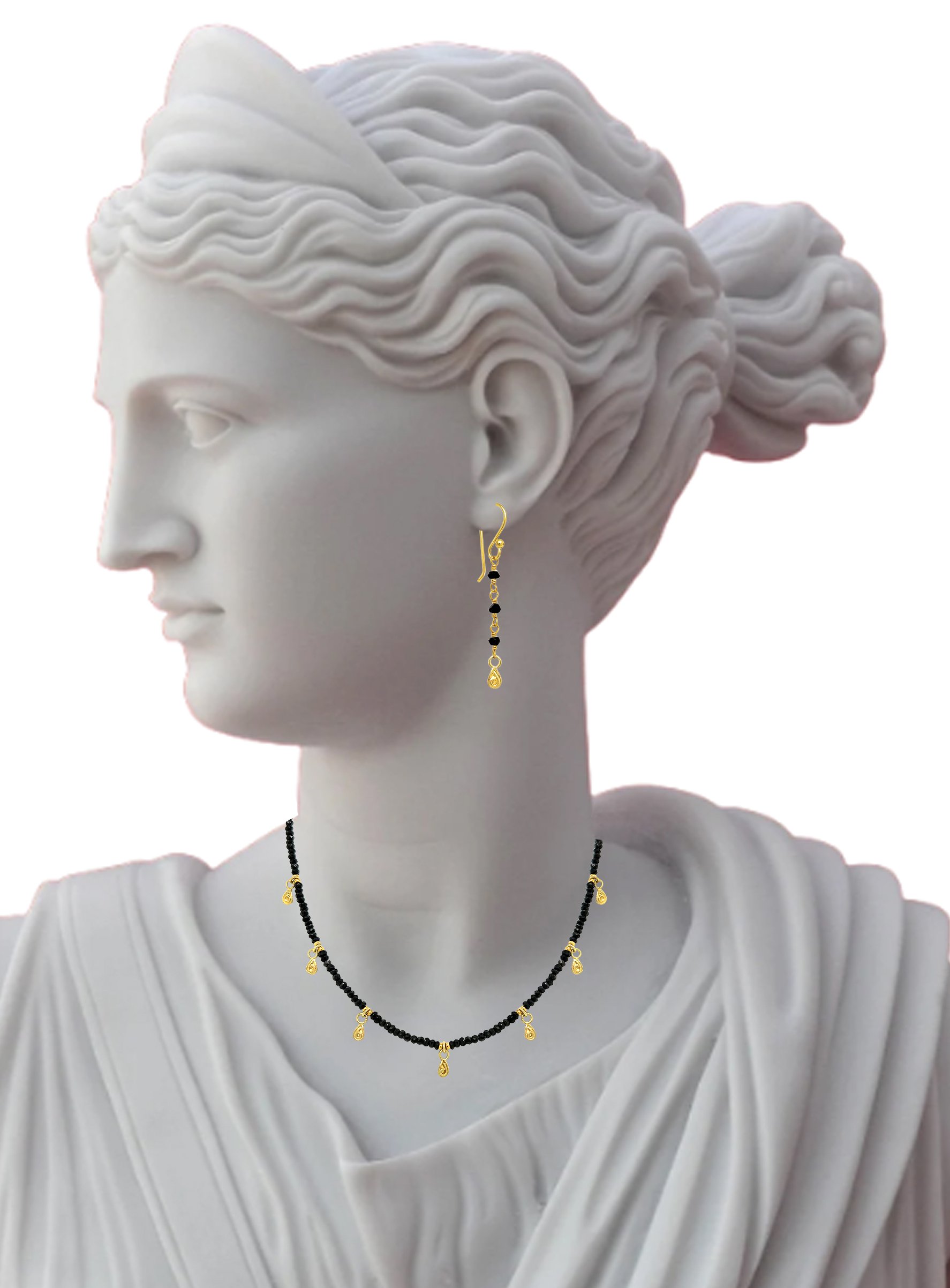 black fernlets on Diana of Versailles copy.jpg