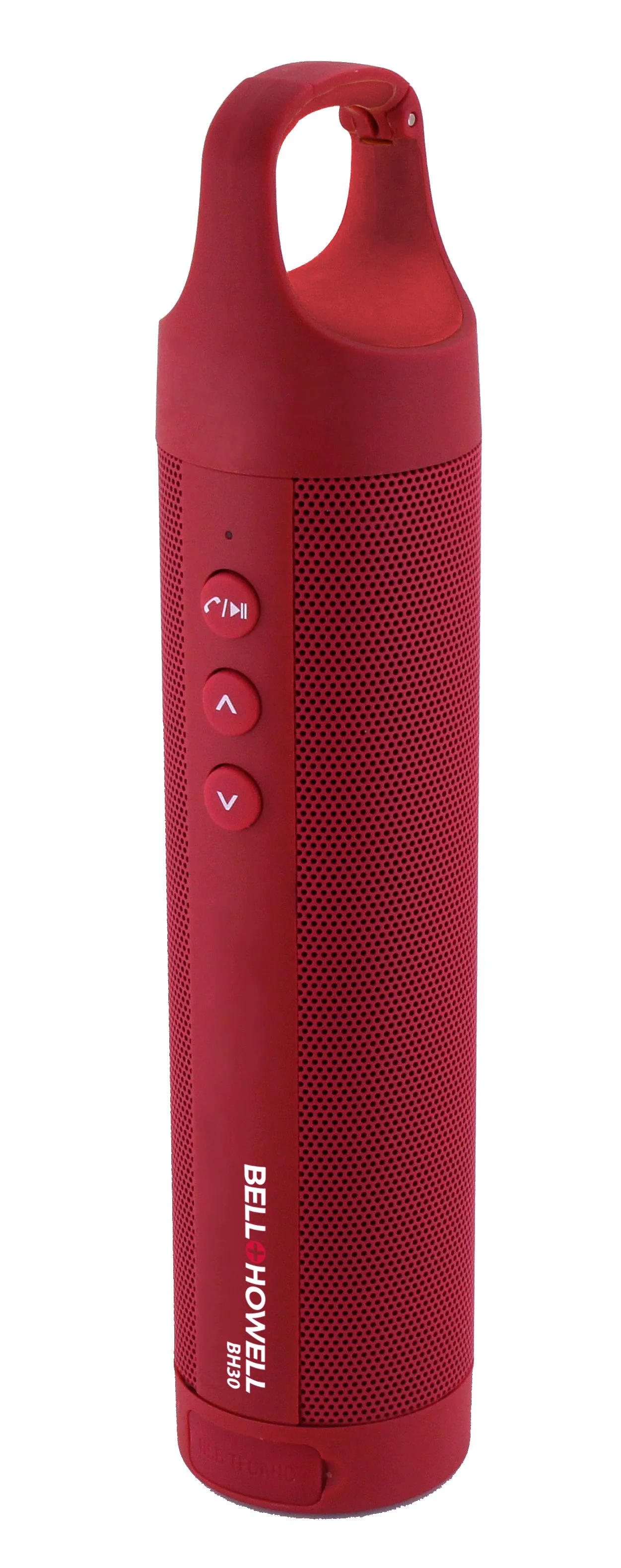 BH30 Slimline Water Resistant Clip-On Bluetooth Speaker (Red)