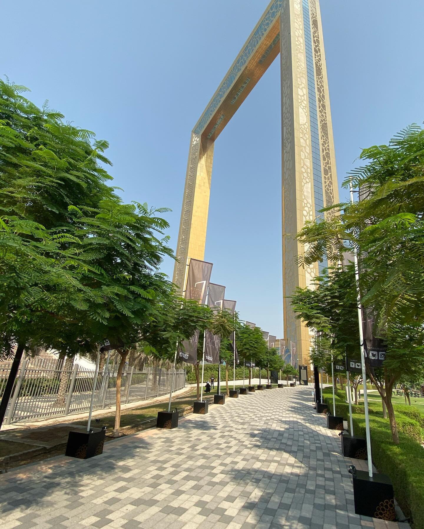 Another day, another marvel. This is the Dubai Frame, a new structure celebrating the history and future of Dubai.