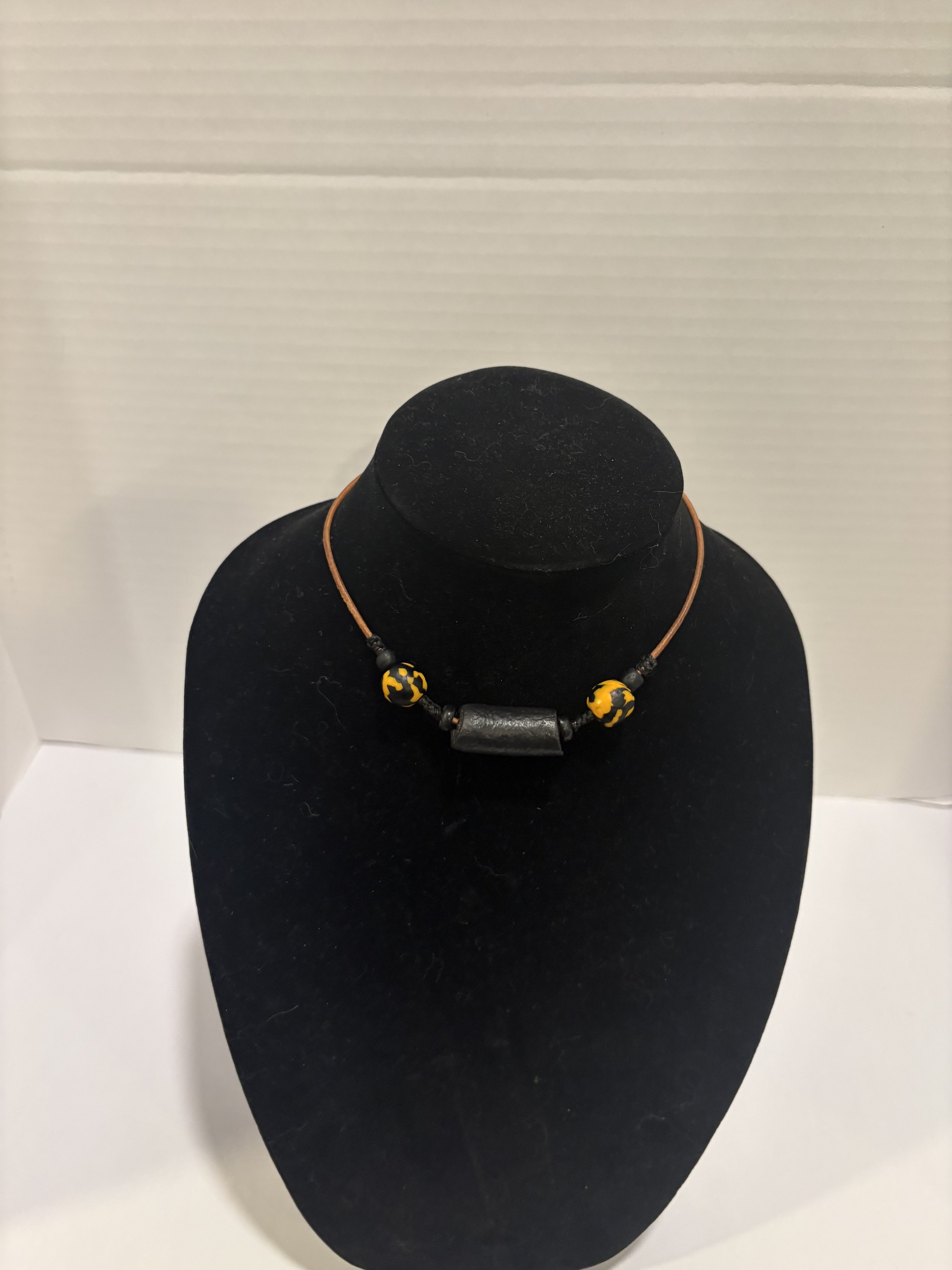 K Collection Black and Yellow and Orange Necklace.jpg