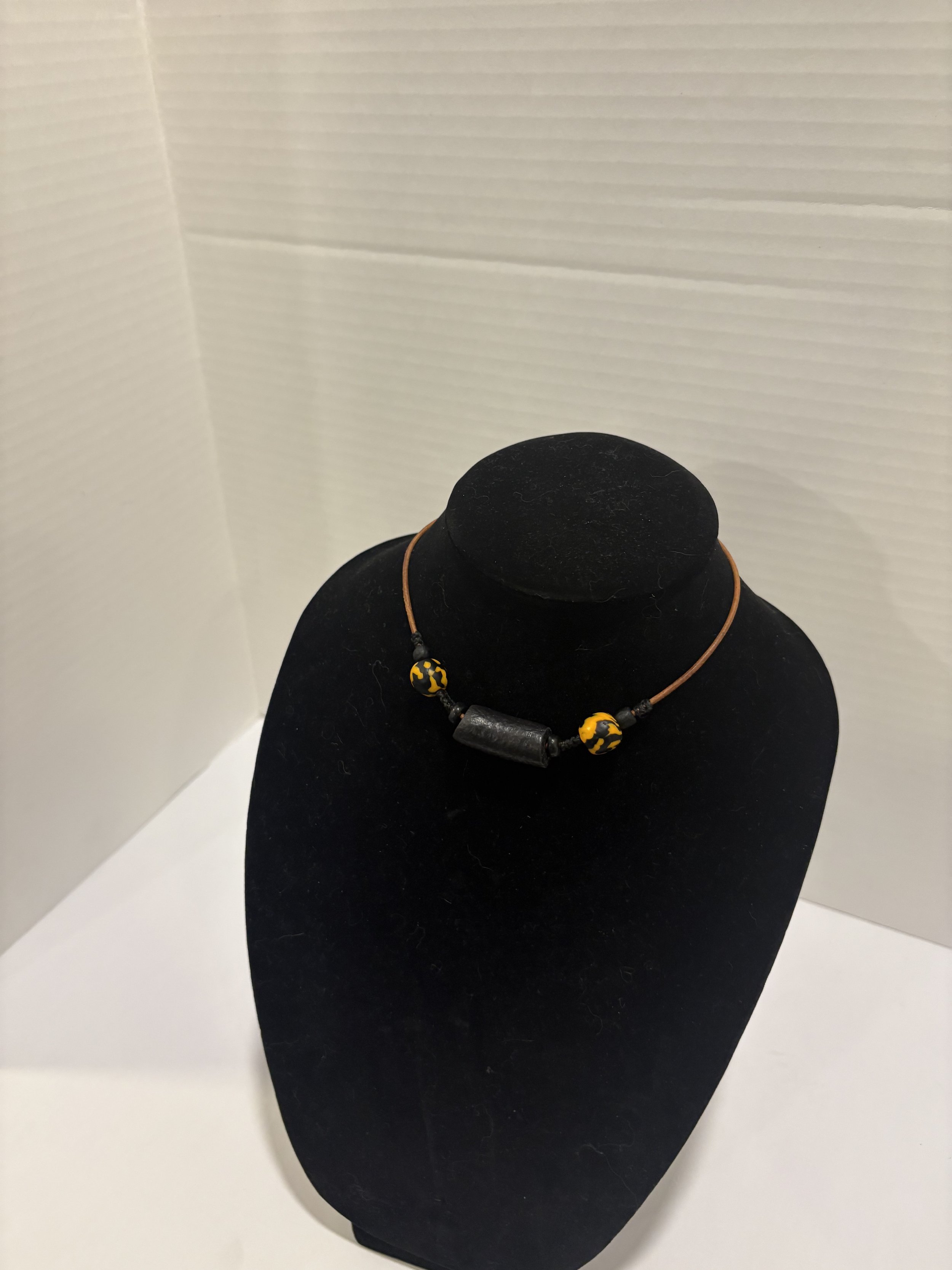 K Collection Black and Yellow and Orange4 Necklace.jpg