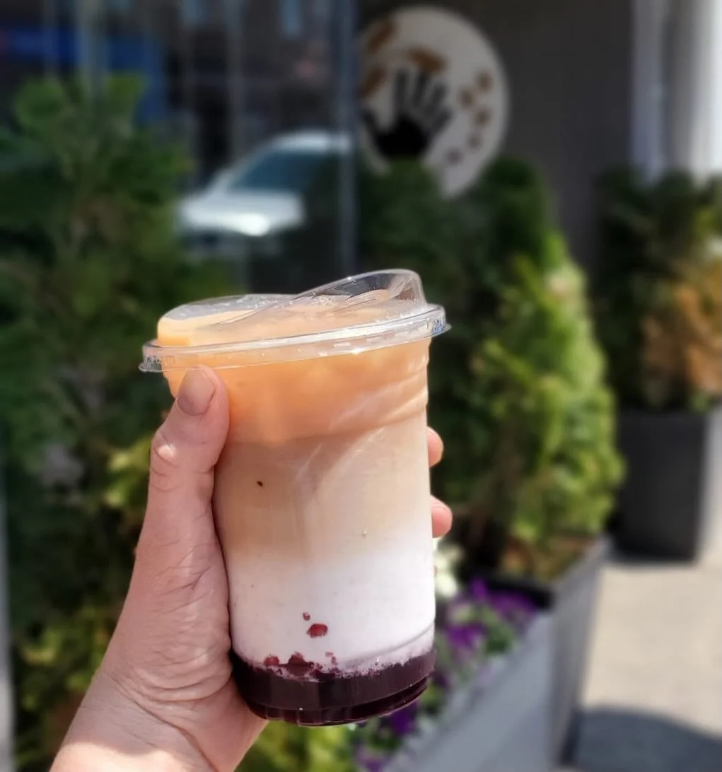 Iced BlackBerry London fog is the drink you didn&rsquo;t know you needed&hellip;. Till now. 

Open Tuesday to Saturday 9 to 5
226.622.9196