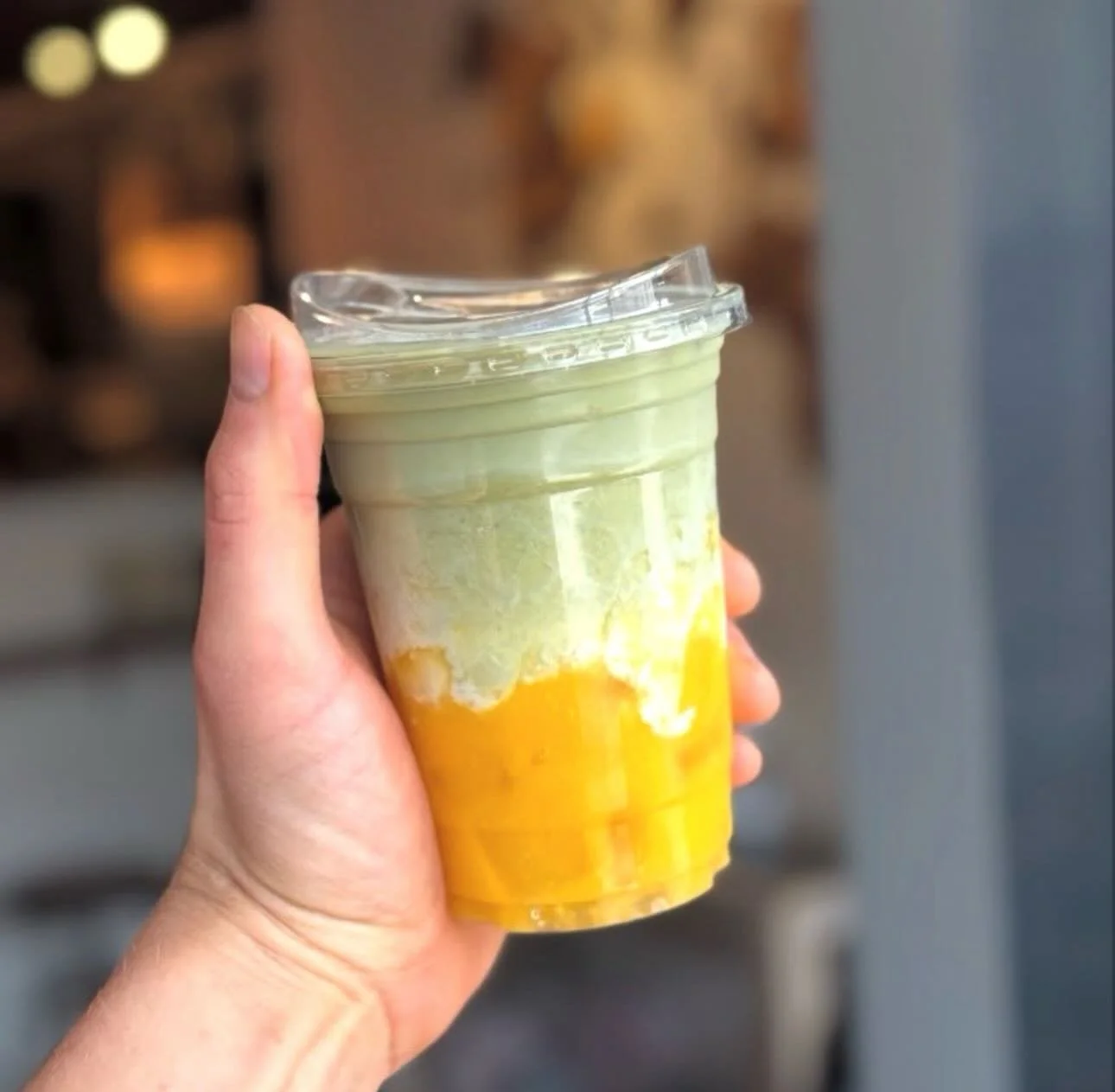 It&rsquo;s mango matcha szn.  IYKYK, if you don&rsquo;t, find out!!
We use a mango flavoured green matcha, which is mellow and pairs so well with our fragrant house made mango puree.

Open today from 9 to 5 with loads of goods to make your weekend sw