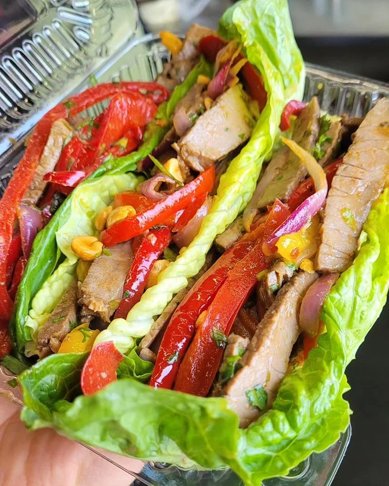 Thai Steak Lettuce Wrap