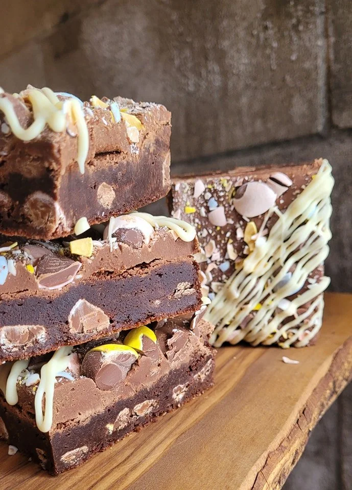 Mini Egg Truffle Brownie