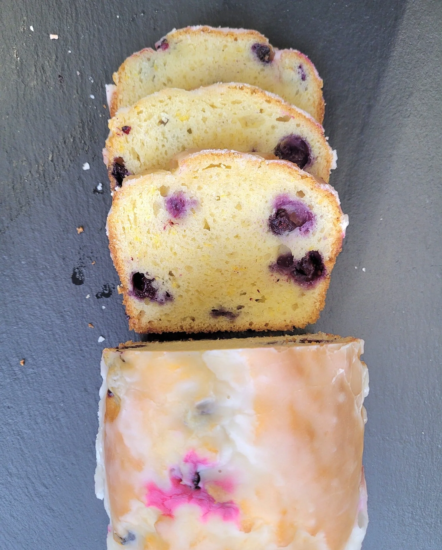 Blueberry Lemon Loaf Cake