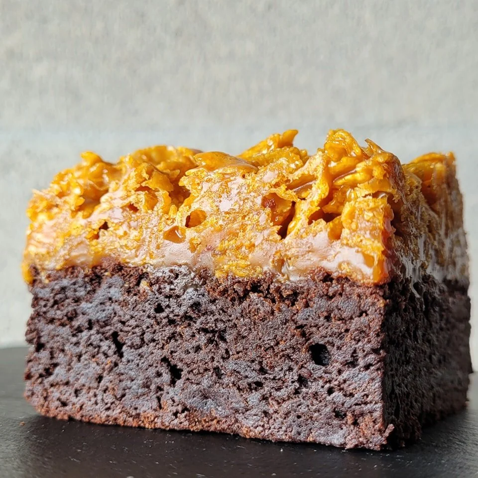 Caramel Cornflake Brownie