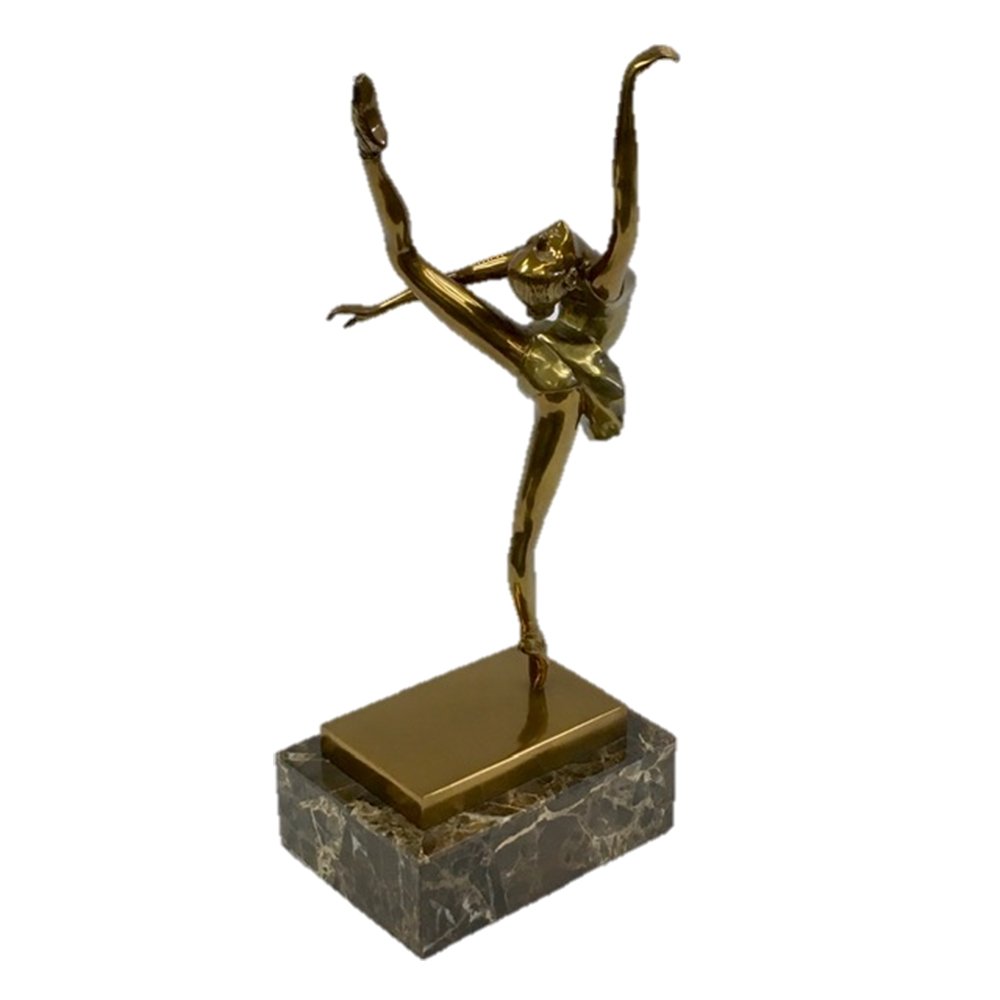 Purpledip Brass Statue Ballet Dancing Girl: Ballerina