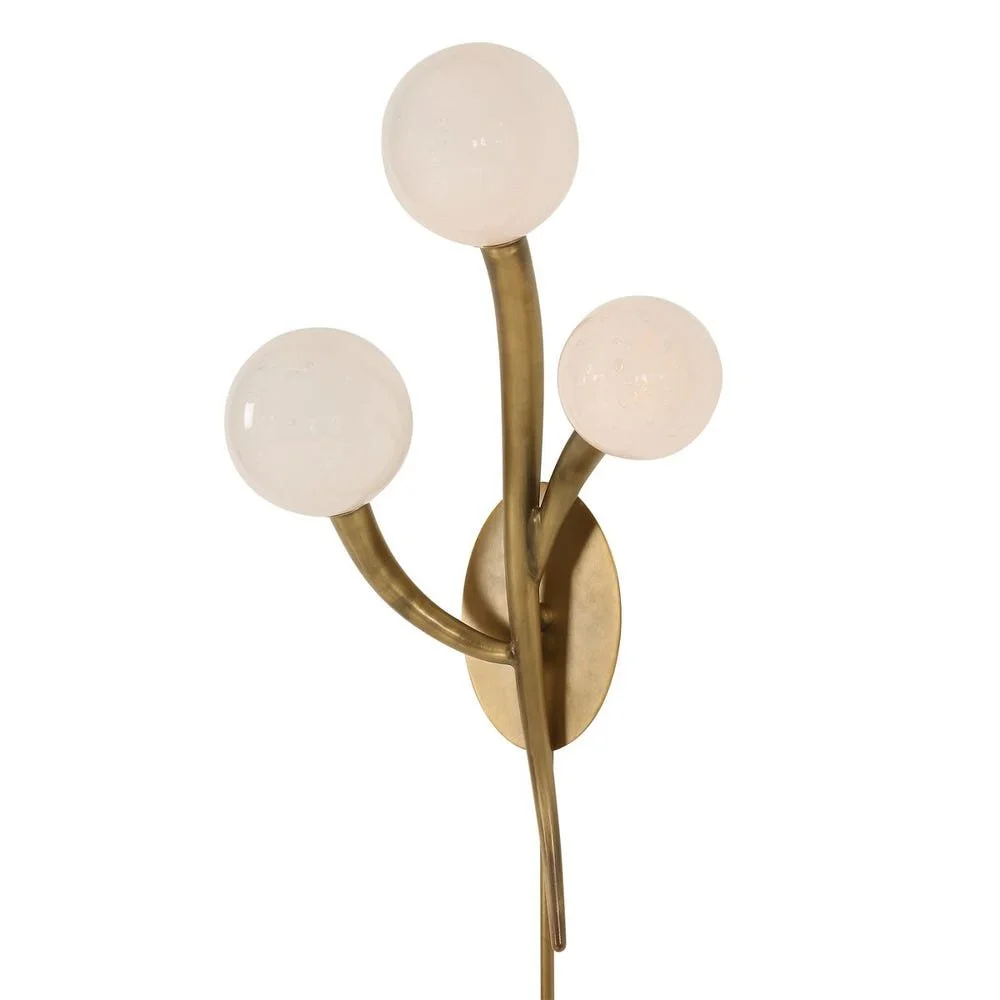 Opal 3-Light Sconce-Left