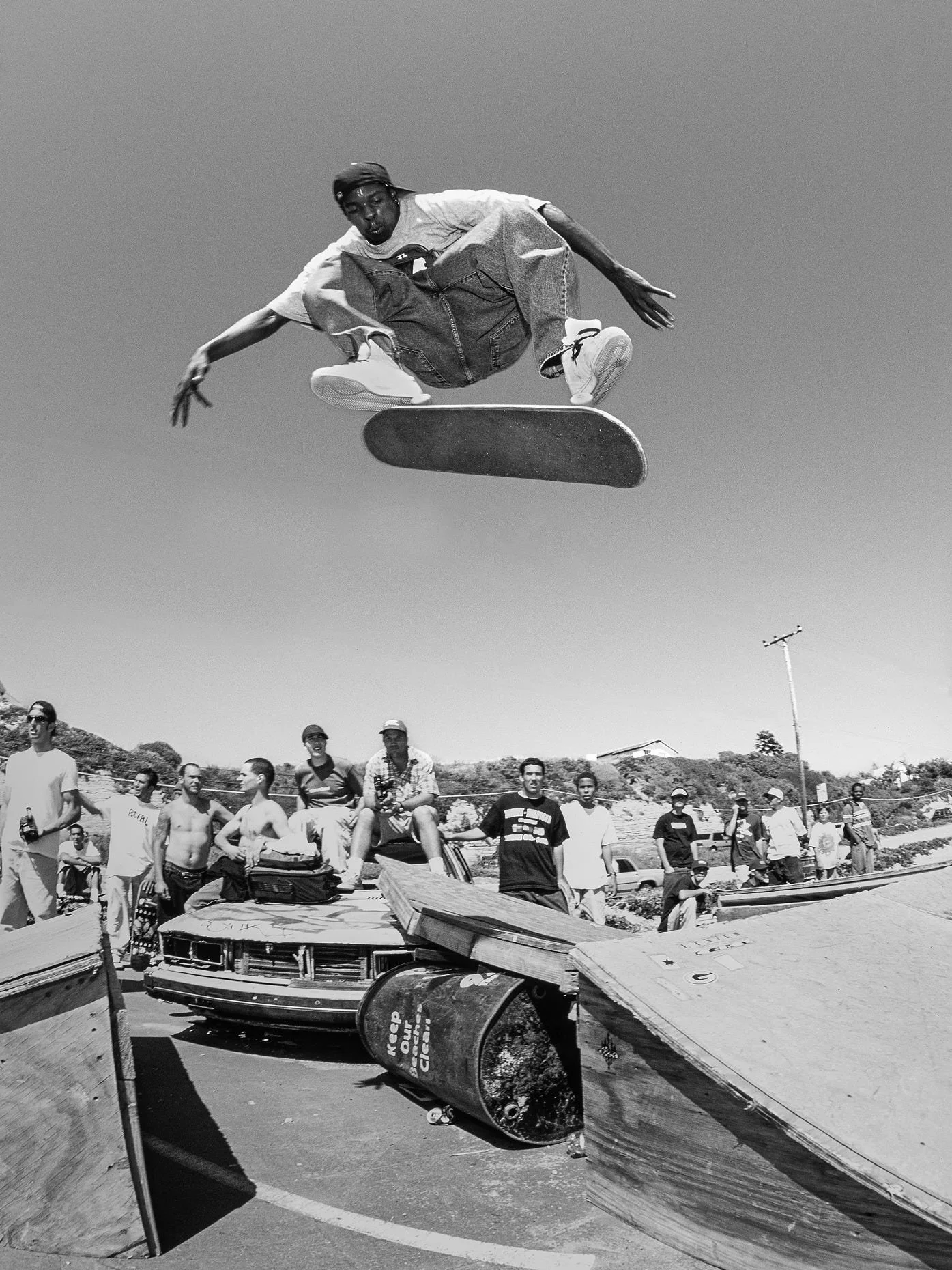 Atiba Jefferson is a legendary skate and culture photographer whose work captures movement, personality, and raw energy like no other.

Known for shooting everyone from skate icons to NBA stars and major artists, his photos carry a distinct style &md