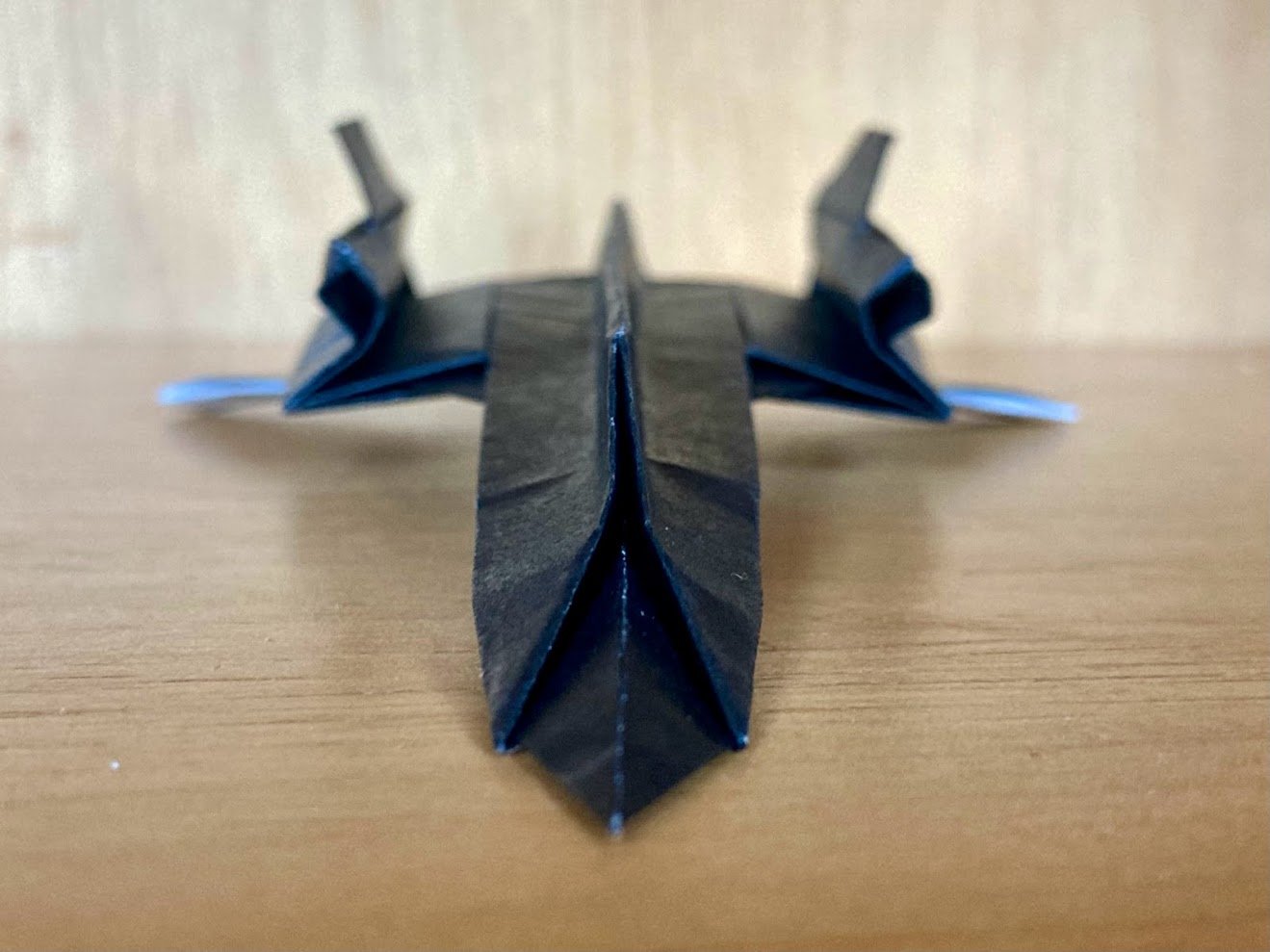 SR-71 Blackbird by Toshikazu Kawasaki in Origami for the Connoisseur by Kunihiko Kasahara