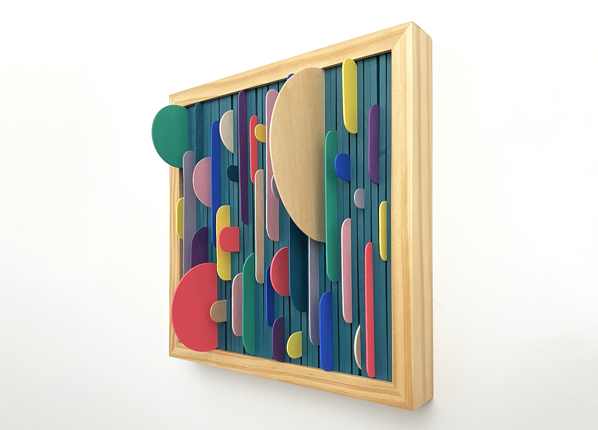Dimensions #03 • 12x12 inches • Acrylic on wood